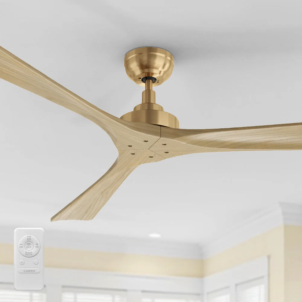 Thora 60" Farmhouse Quiet Ceiling Fan with Remote No Light