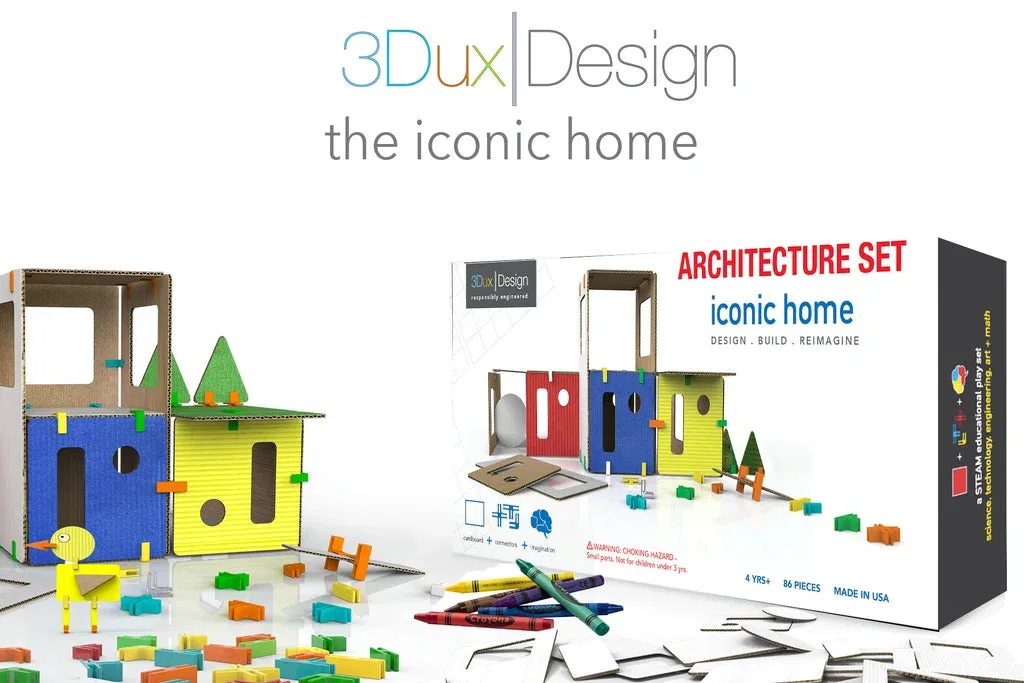 3Dux Design Architecture Set Iconic Home
