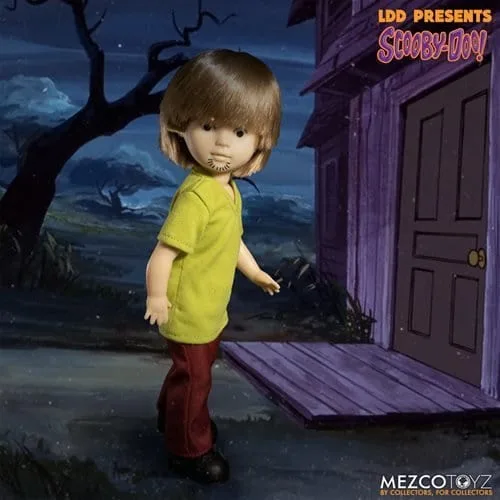 Mezco Toyz LDD Presents Scooby-Doo - Shaggy 10-inch Doll with Build a Figure Piece