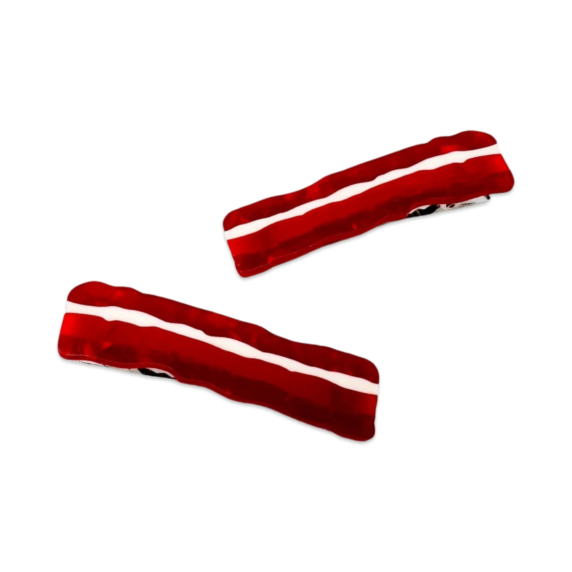 Conjunto de ganchos de cabelo Bacon Alligator