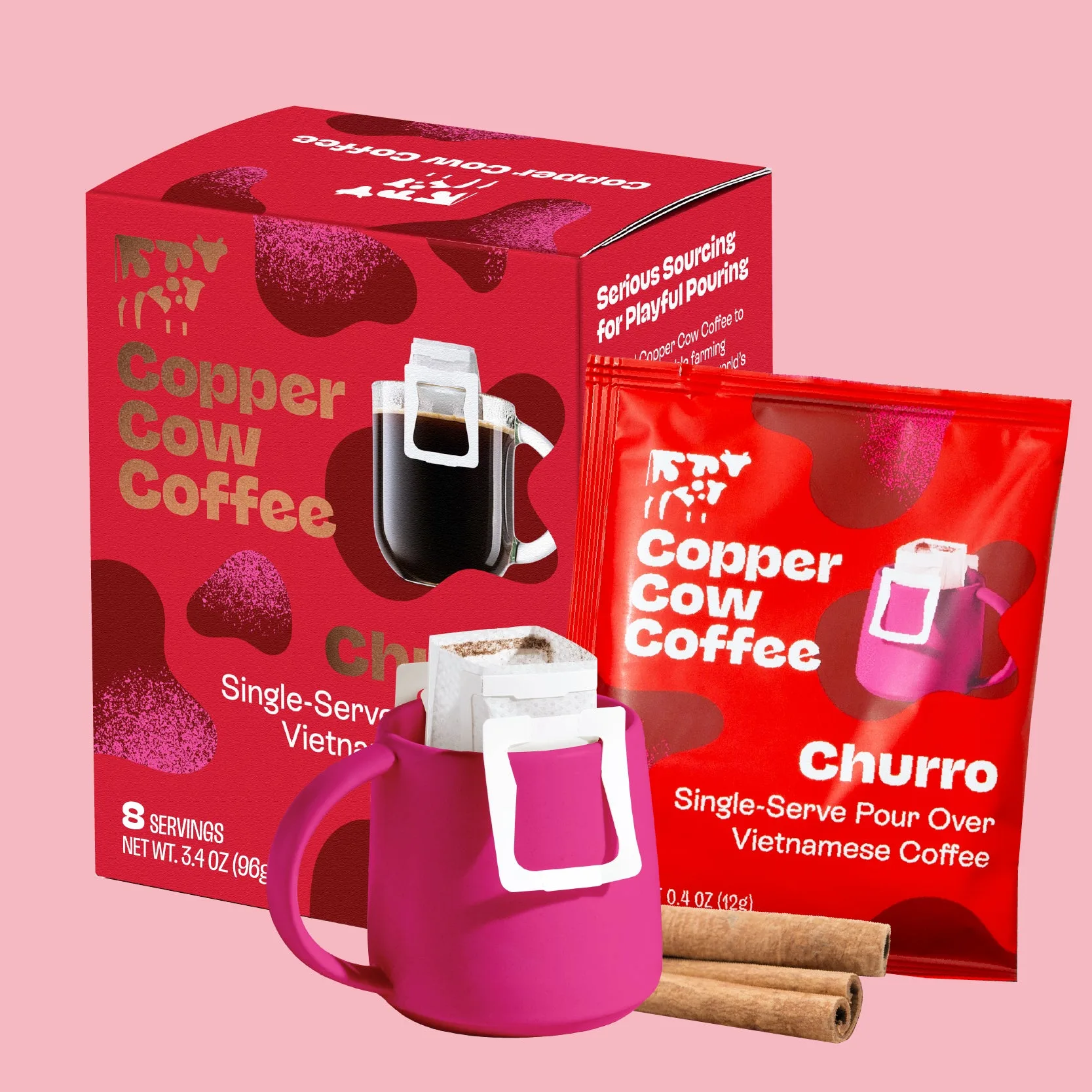 Churro Pour Over Coffee - 8ct
