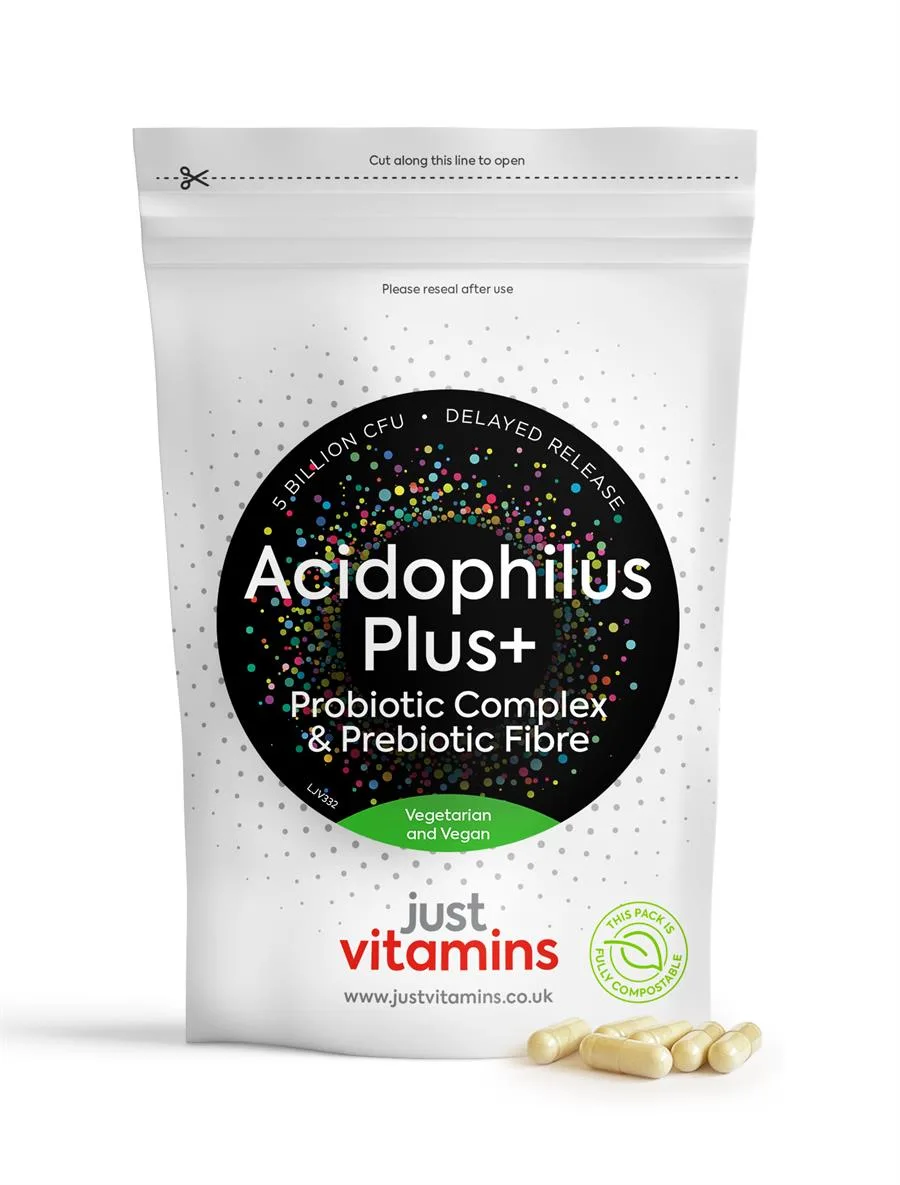 Acidophilus Plus+ with Prebiotic for Digestion Relief