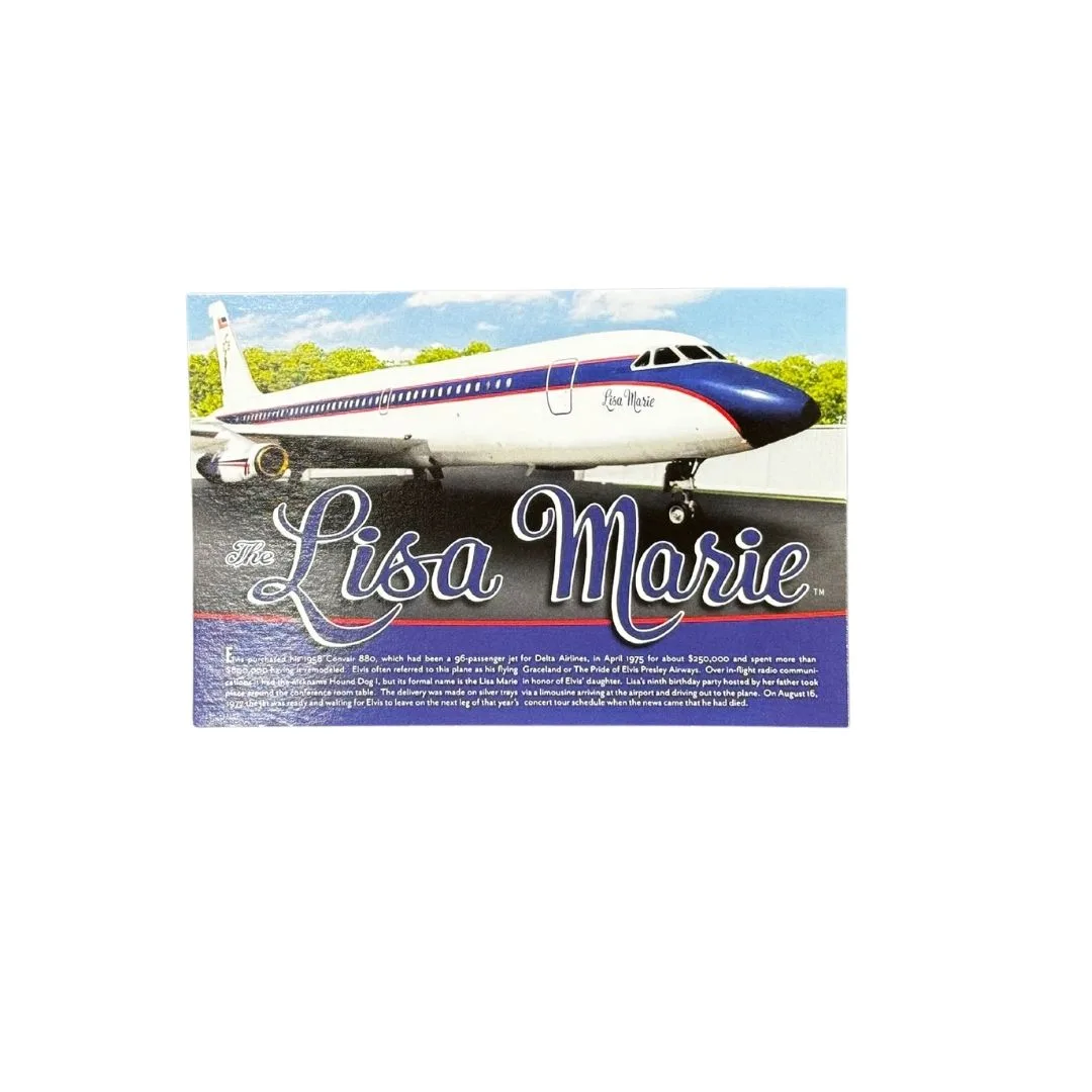 Lisa Marie Airplane Post Card
