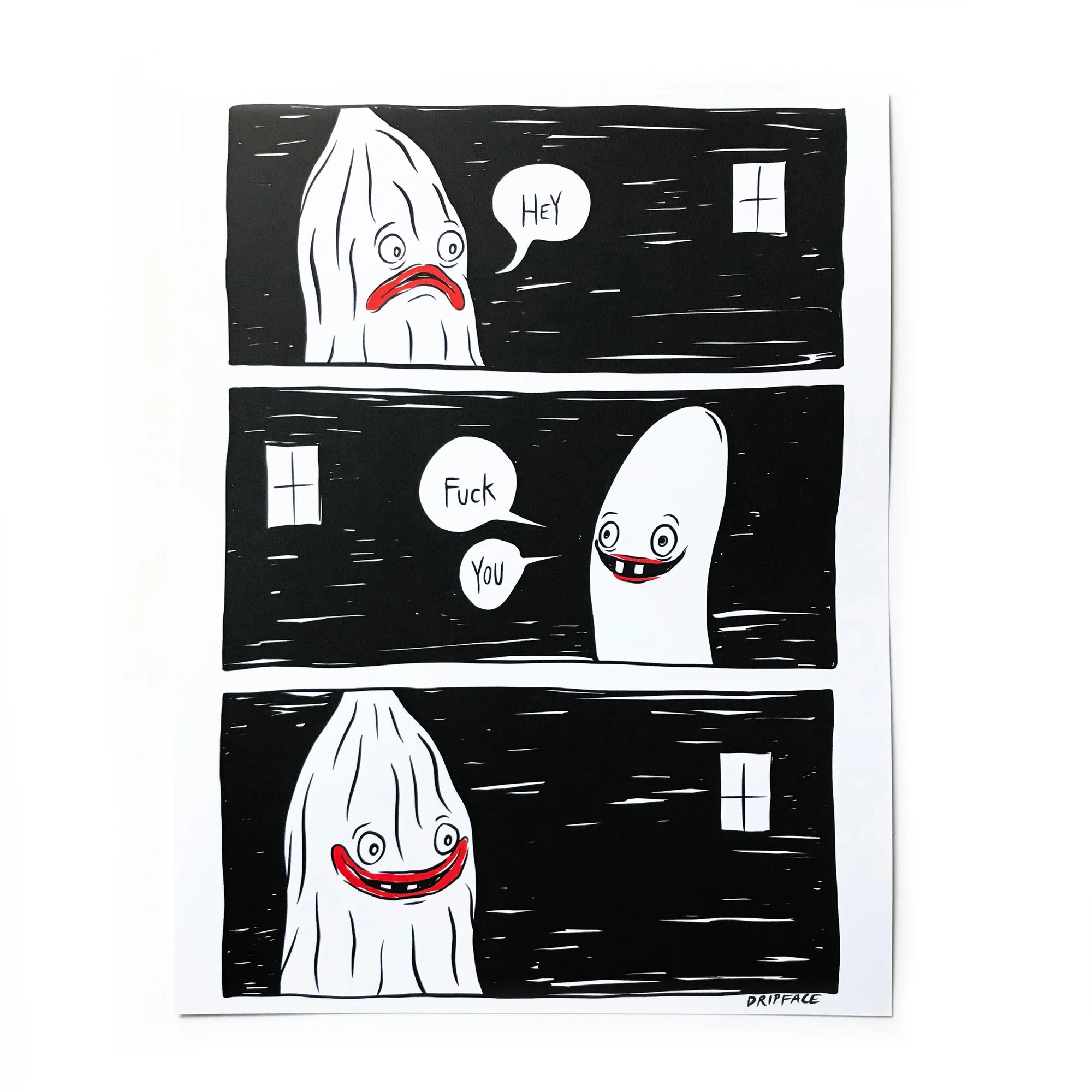 HEY art print