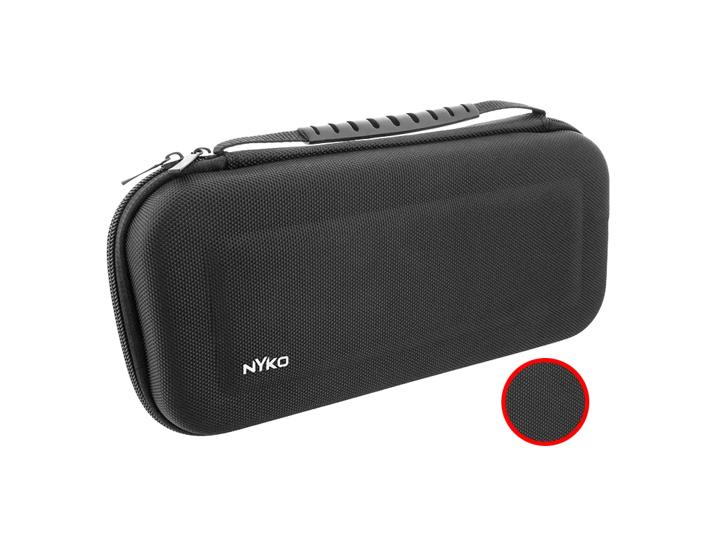 Sac de voyage en nylon balistique noir pour Switch : ce qui tient dedans