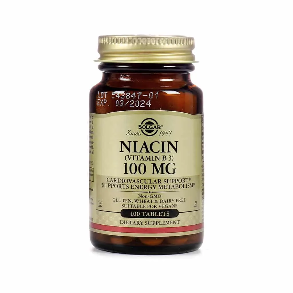 Solgar Niacin (Vitamin B3) 100mg Tablets