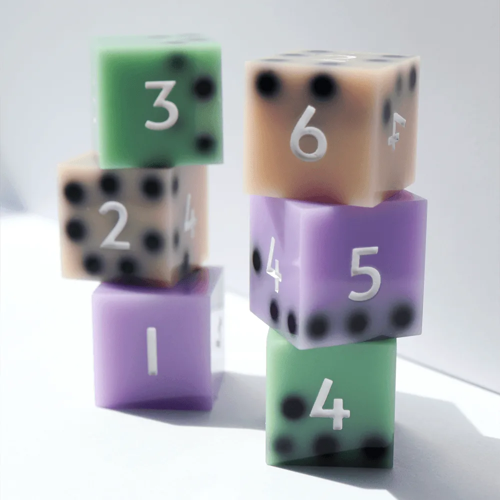 Boba Milk Tea 6D6 Set: Design and Tabletop Uses