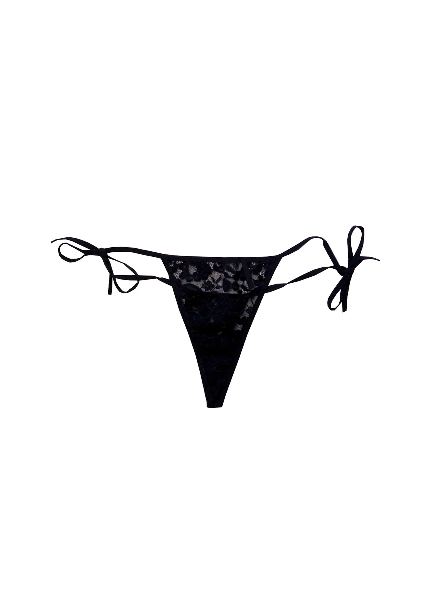 Black Lace Tie Side Thong: All-Day Comfort Tips