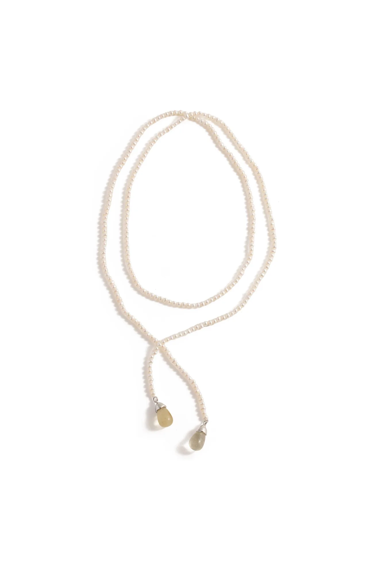 Agnes Zoetwaterparel Lariat Ketting