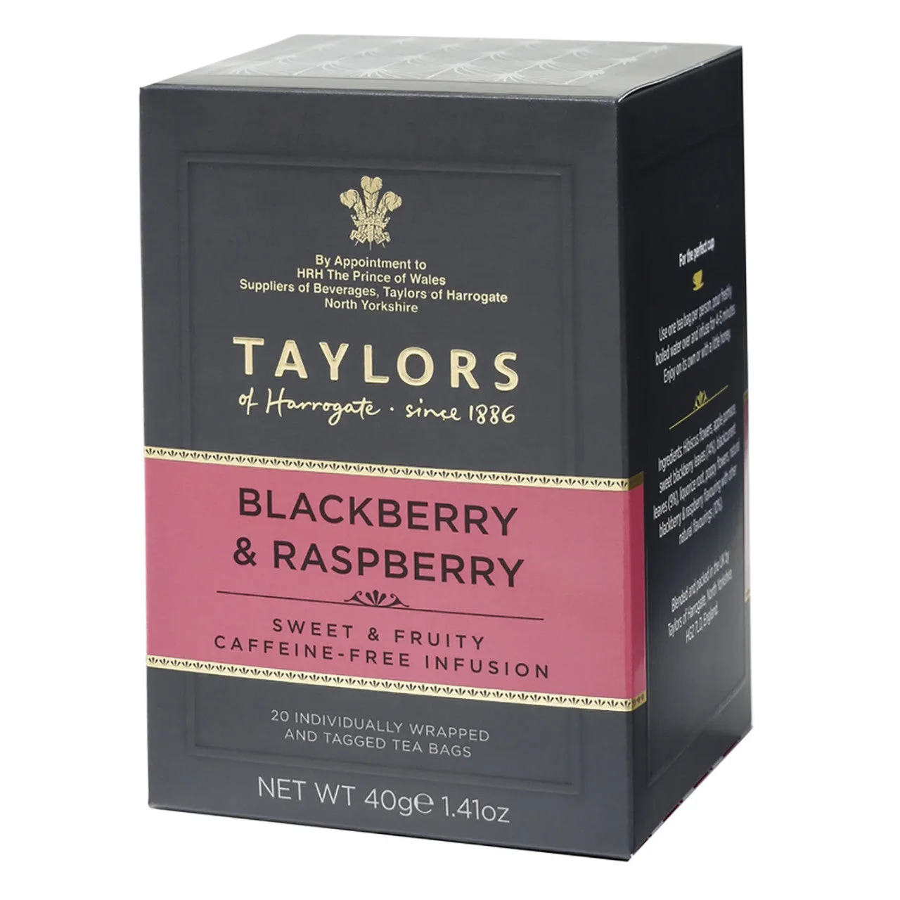 Taylors of Harrogate Tea - Blackberry & Raspberry Infusion - 20 count