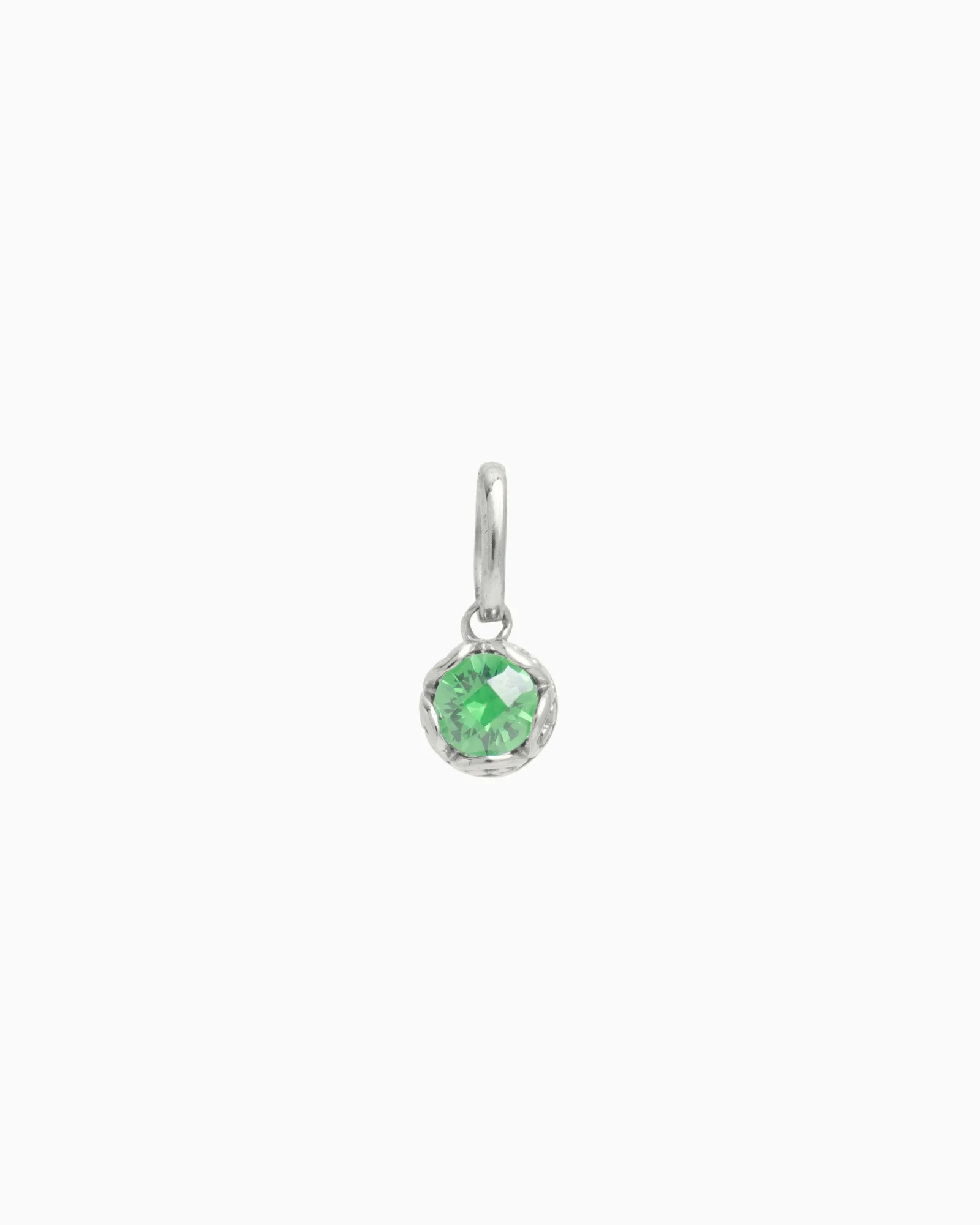 Colgante Mini Princess Petroglyph Stone - Green Zircon