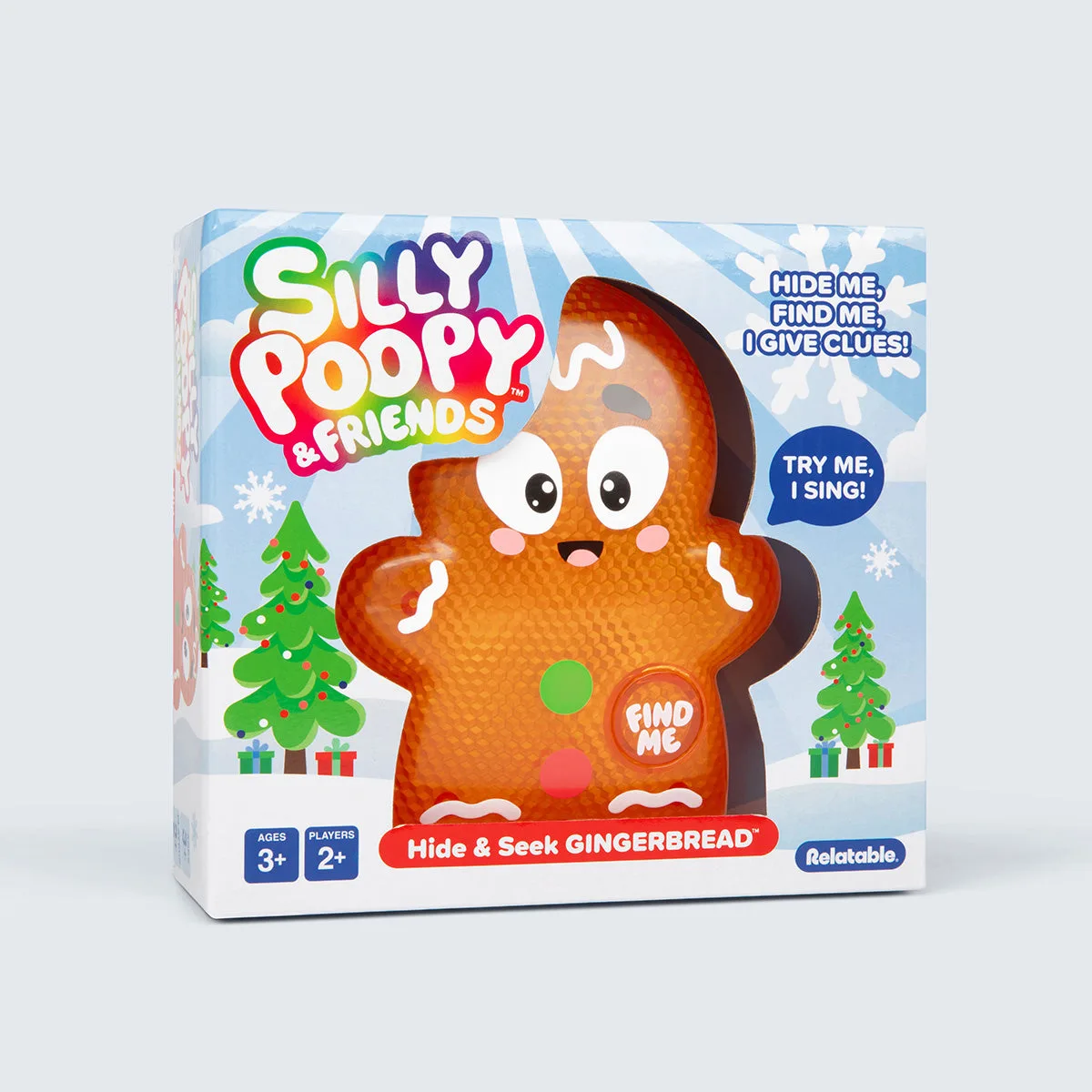 لعبة Hide & Seek Gingerbread - Silly Poopy & Friends™ تفاعلية للأطفال من 3 سنوات فما فوق