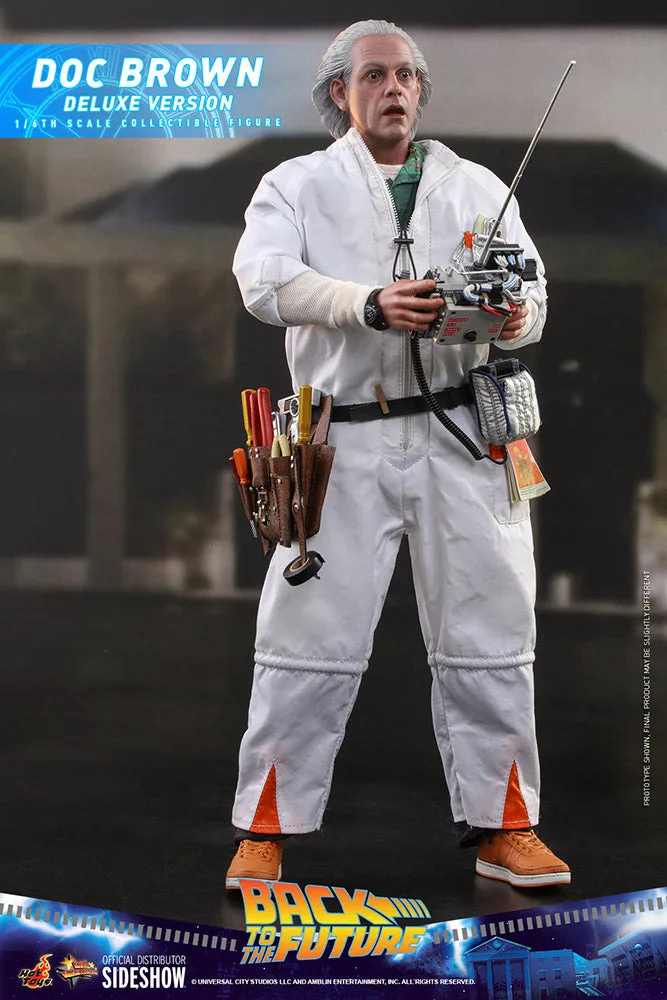 Hot Toys Doc Brown Deluxe 1/6: Accessories and Features Guide