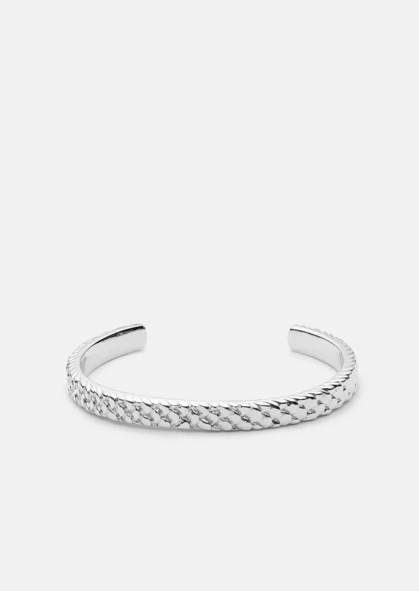 Scale Cuff design Thomas Sandell – Silver Plated