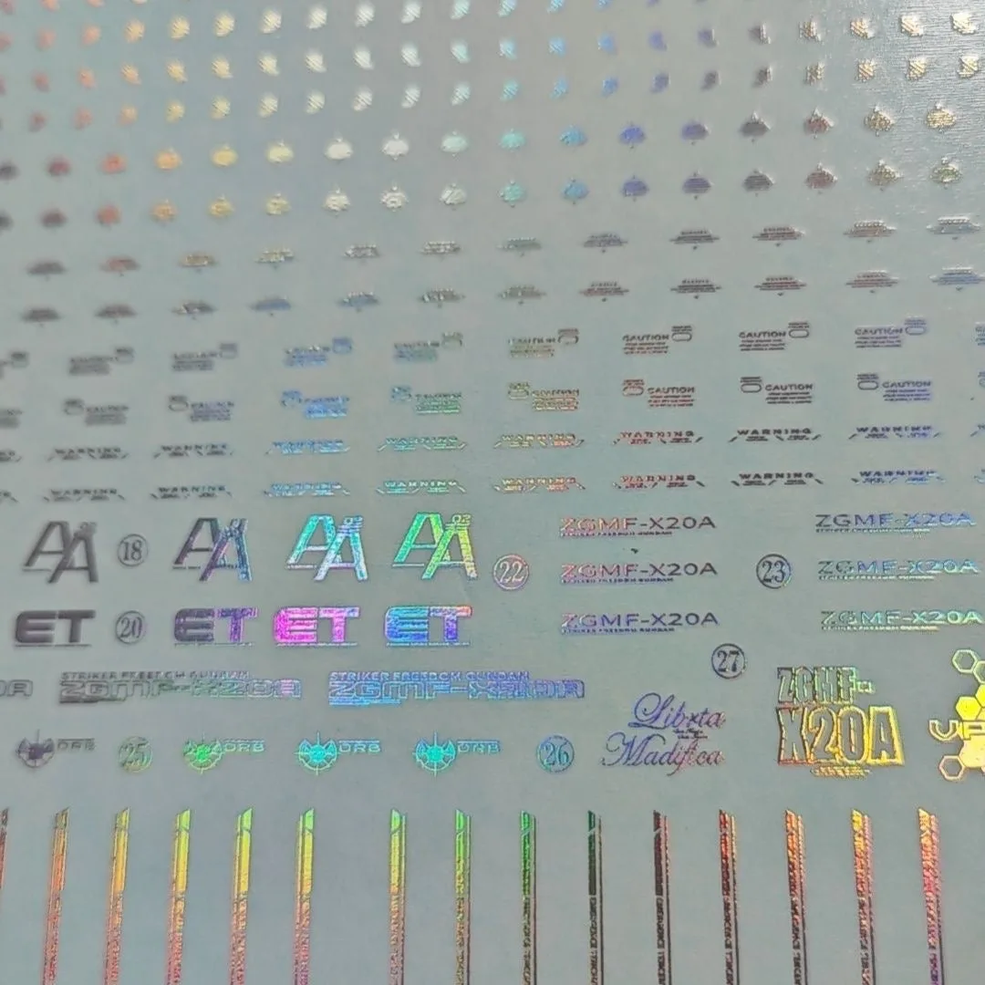 Gundam Decal Types: Stickers vs Dry Transfers vs Water Slides