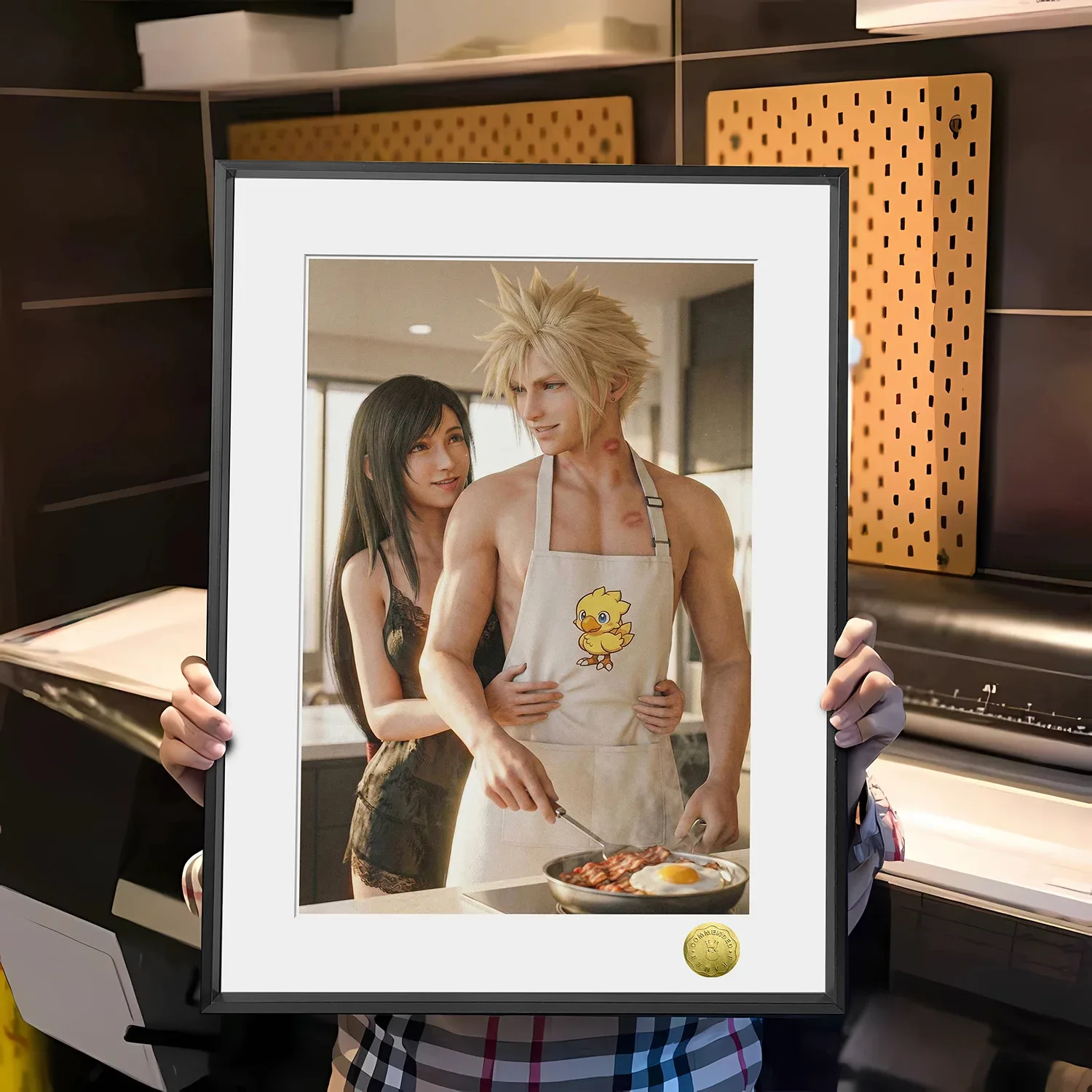 Quadro decorativo Tifa Lockhart: guida alle dimensioni A3 vs 4K
