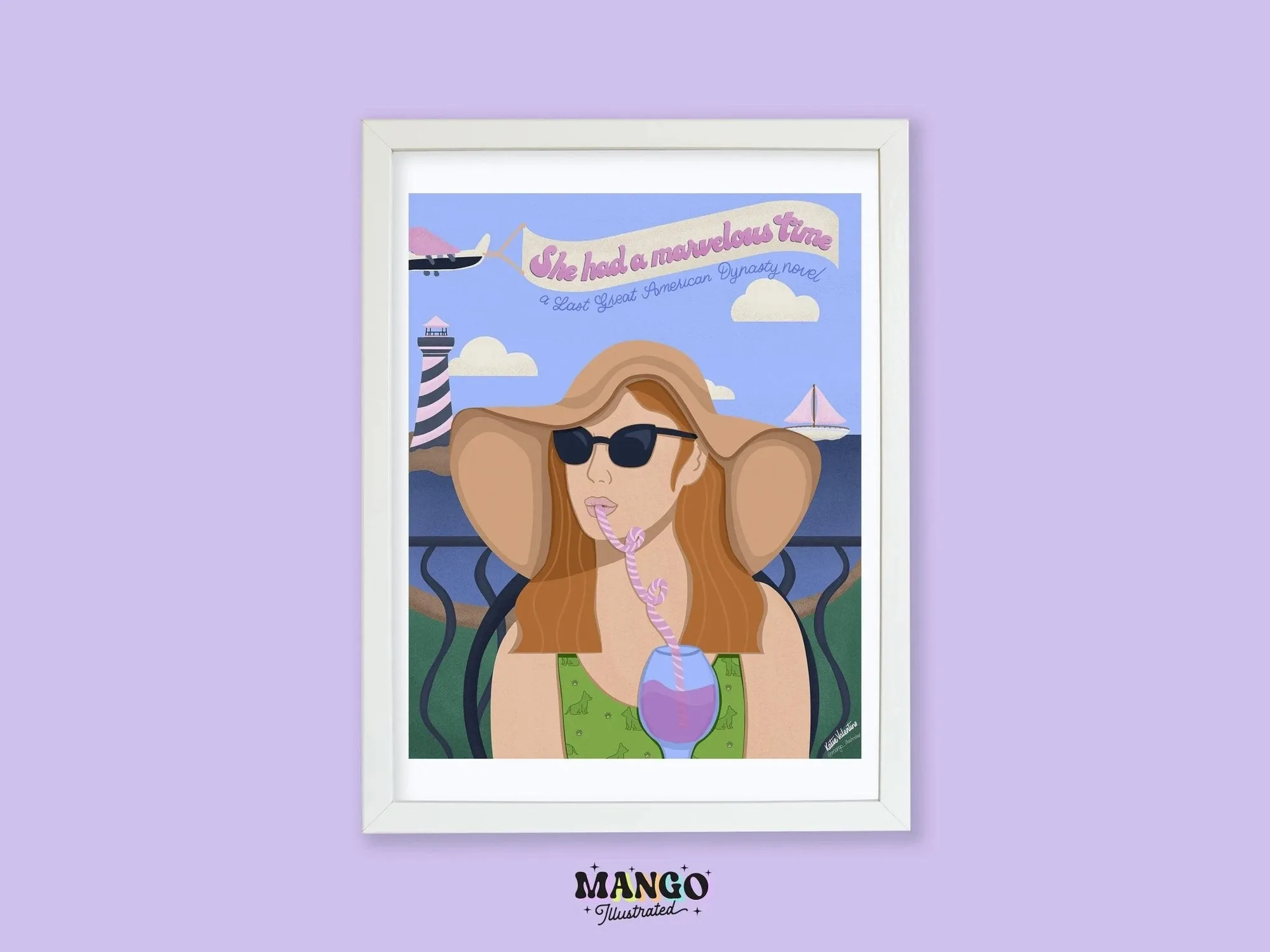 مطبوع فني لـ She Had a Marvelous Time