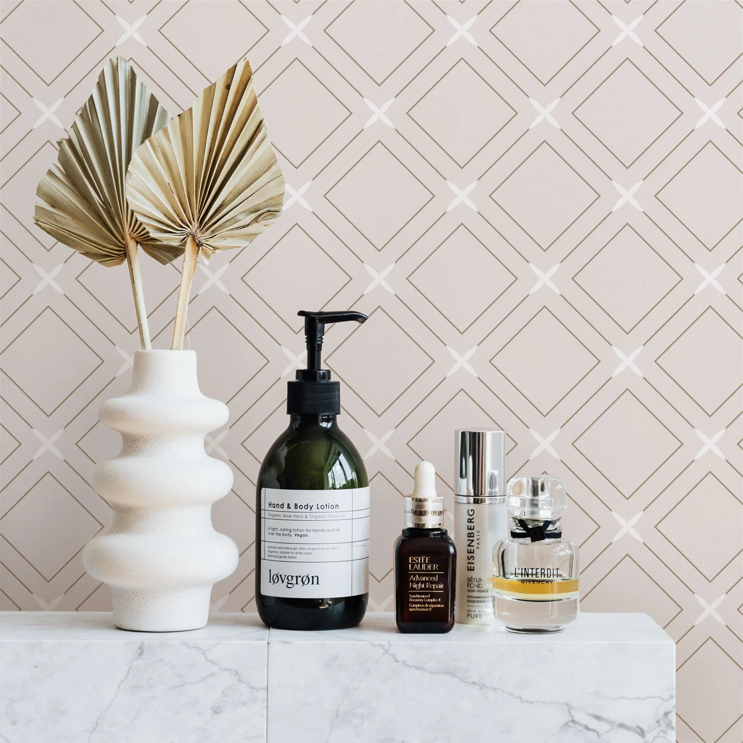 Geometric Tile pattern wallpaper