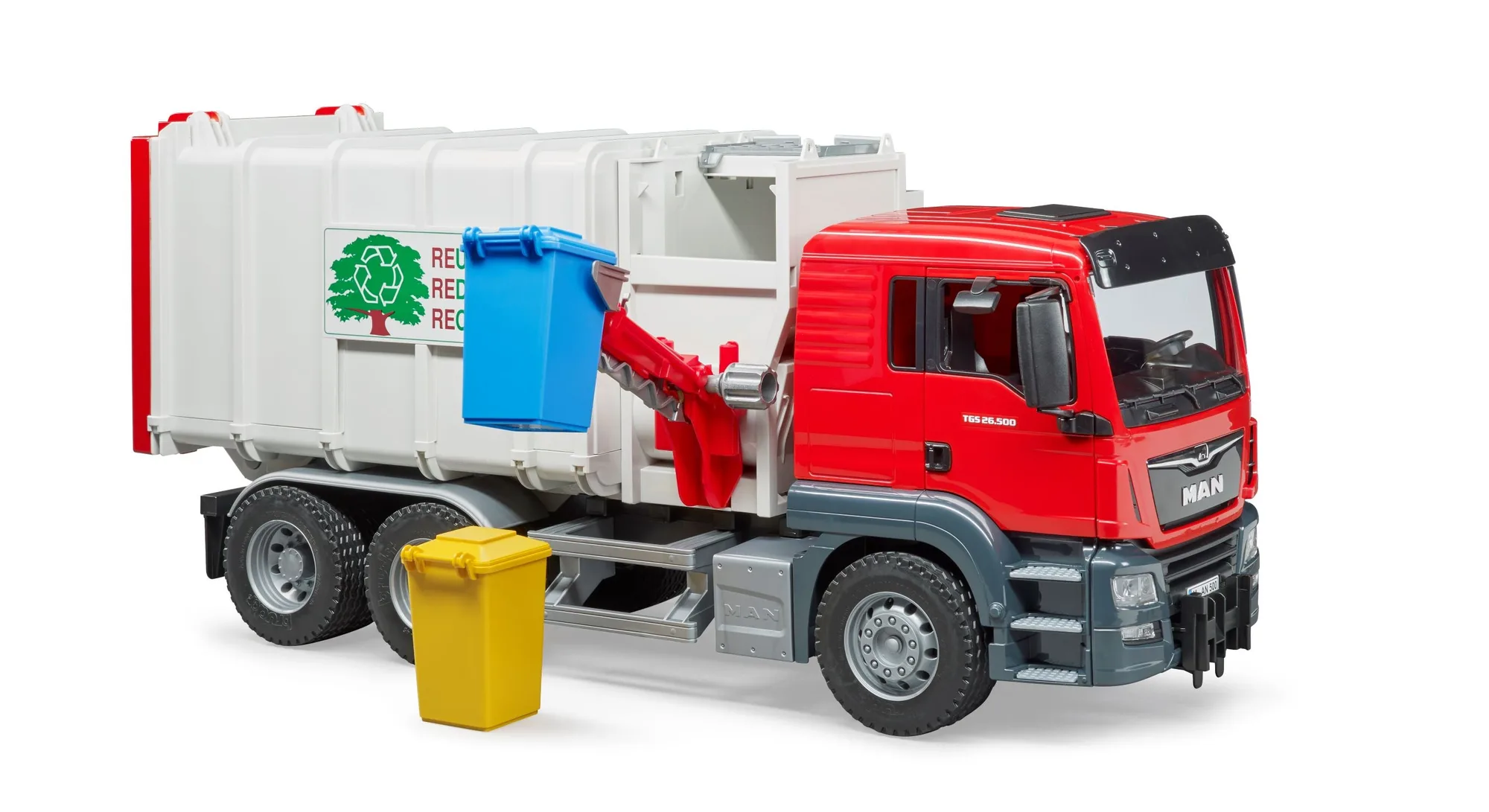 Guida al montaggio del camion della spazzatura Bruder Man TGS