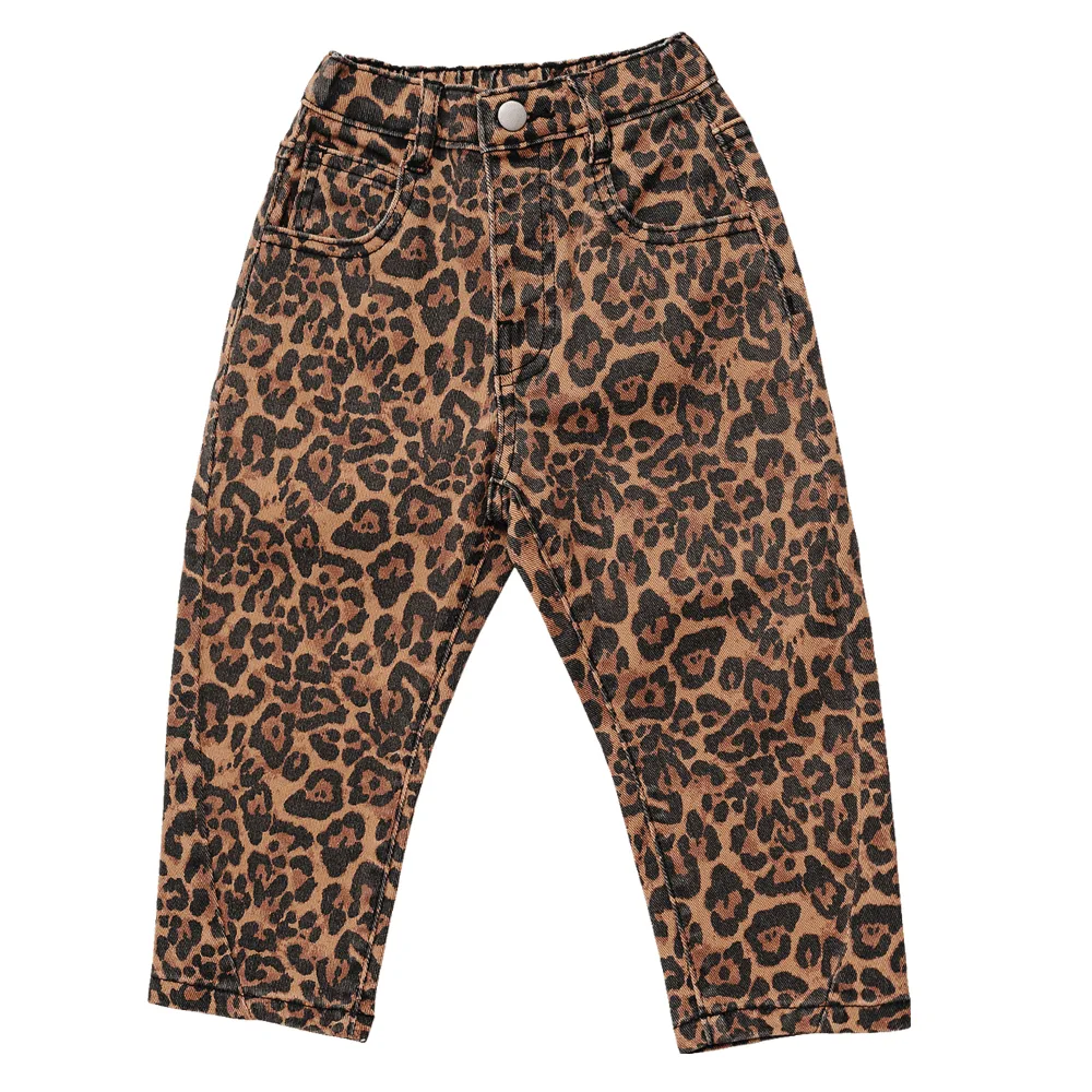 Cheetah Barrel Jeans: Styling voor baby en peuter