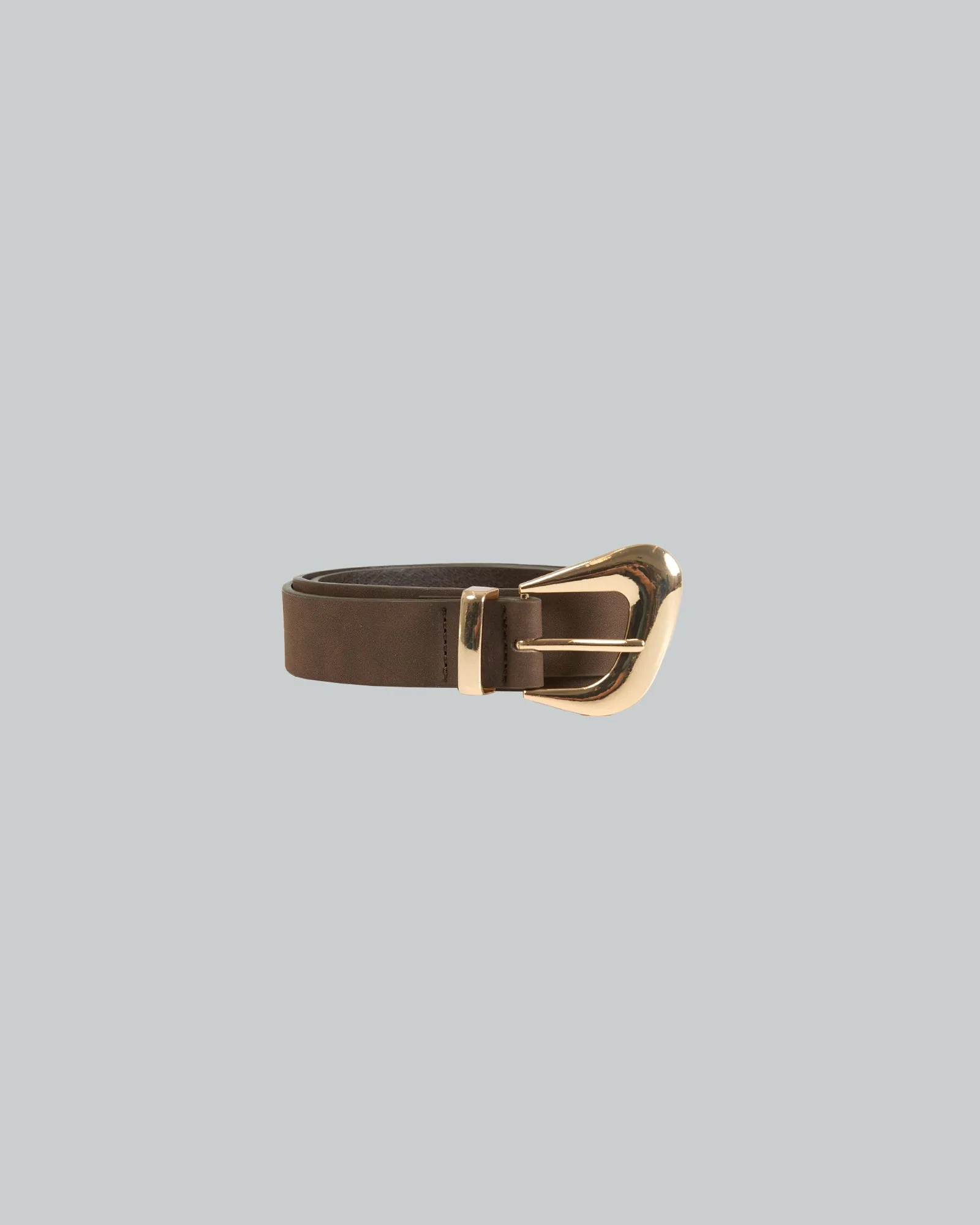 Mika Buckle Belt Brown