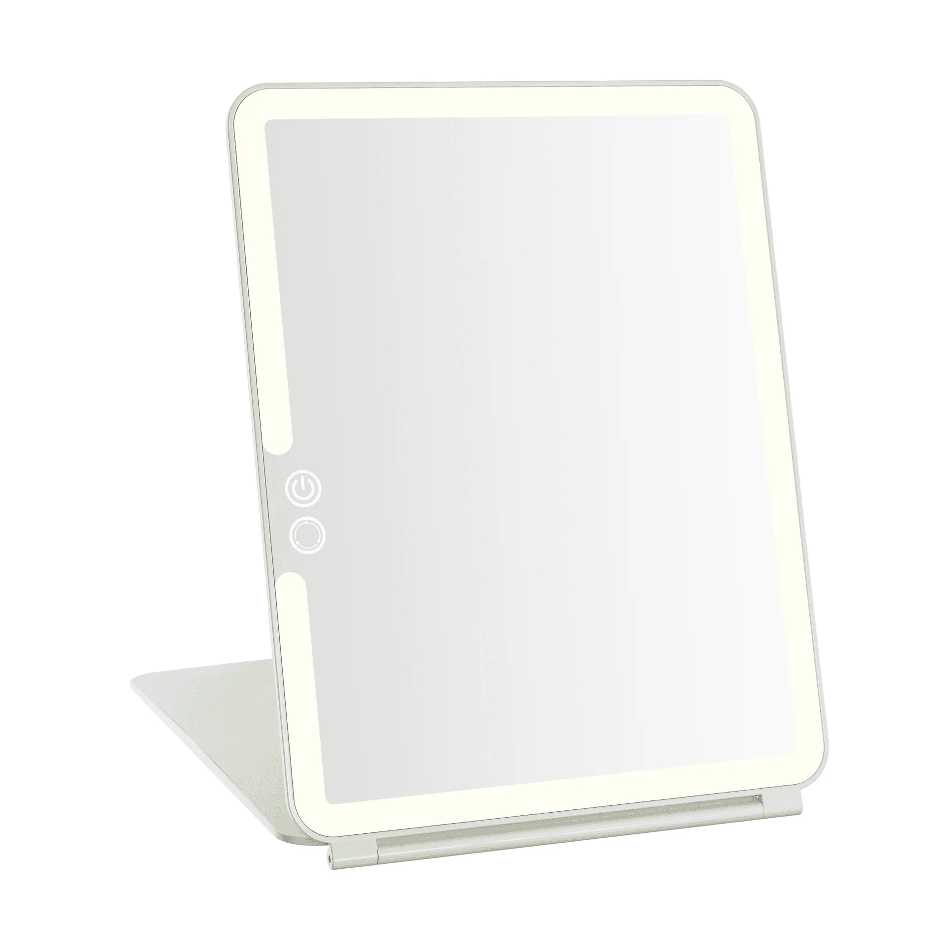 Touch Pad 2.0 Rechargeable LED Makeup Mirror with Flip Cover