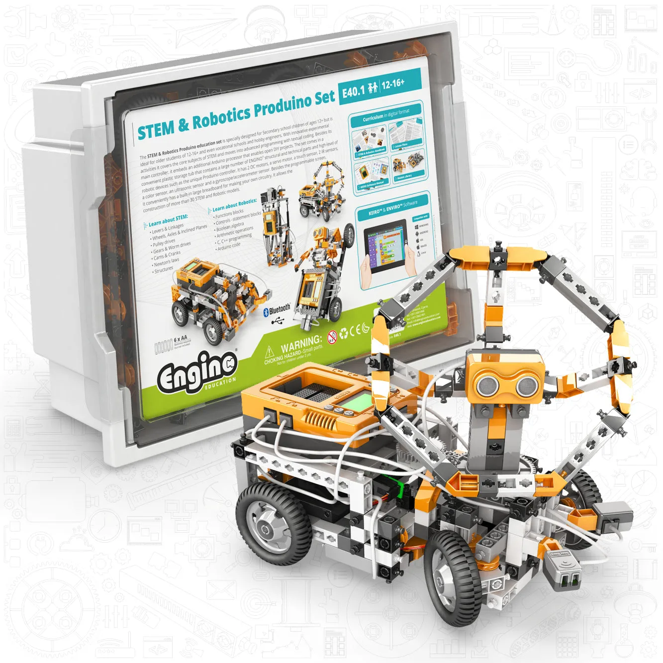 Engino Produino Set: Wat 34 programmeerbare robots tieners leren