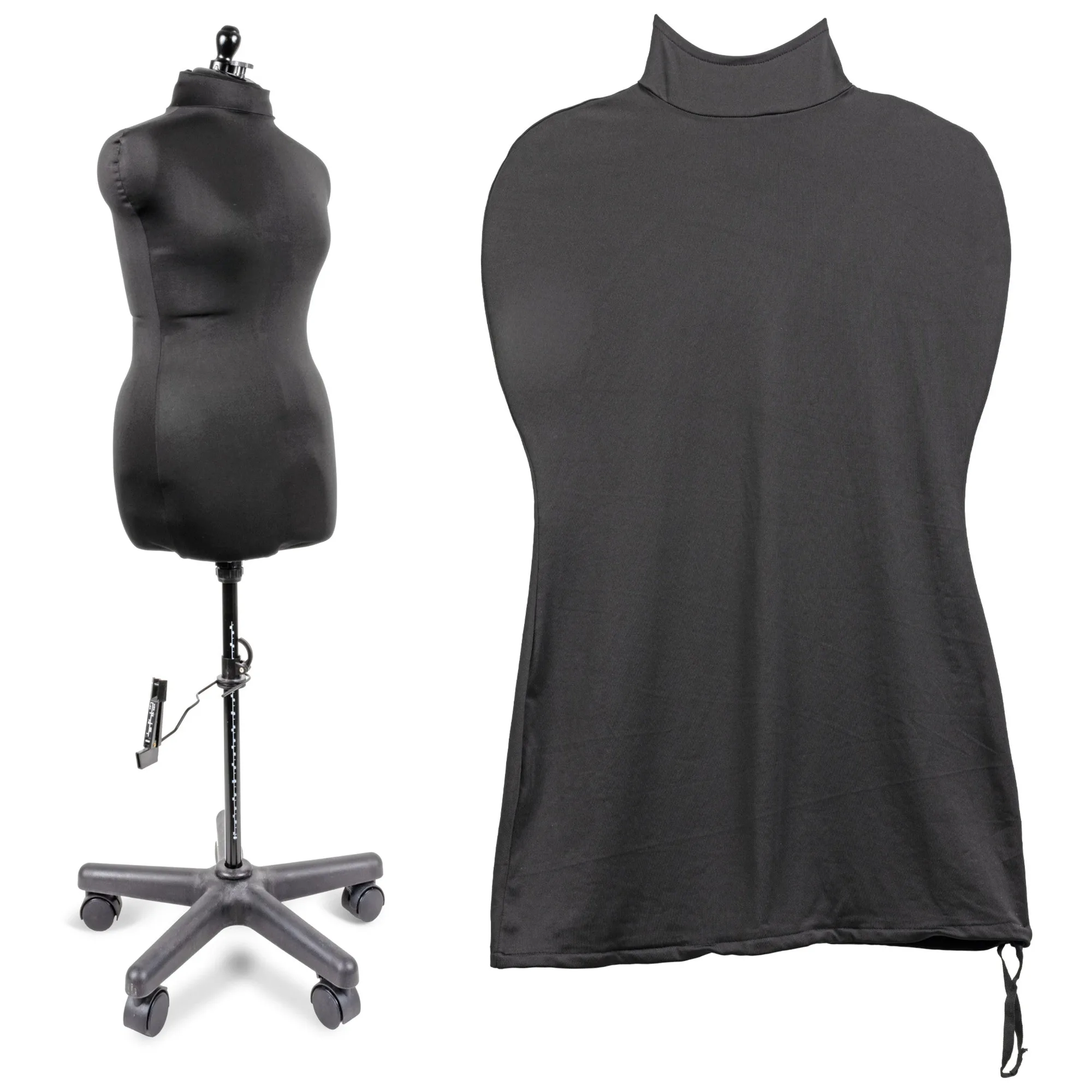 Dress Form Fabric Cover, 100% Polyester 4-Way Stretch