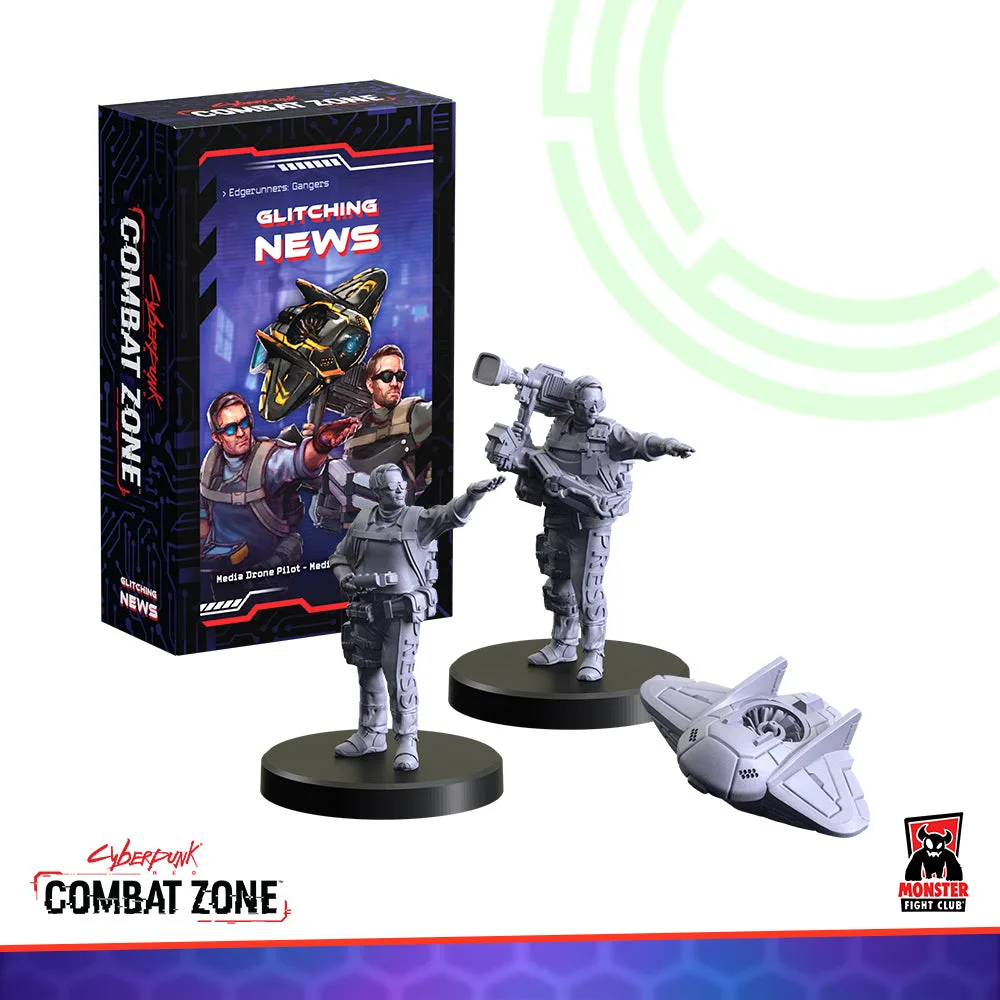 Painting Combat Zone: Glitching News Edgerunners