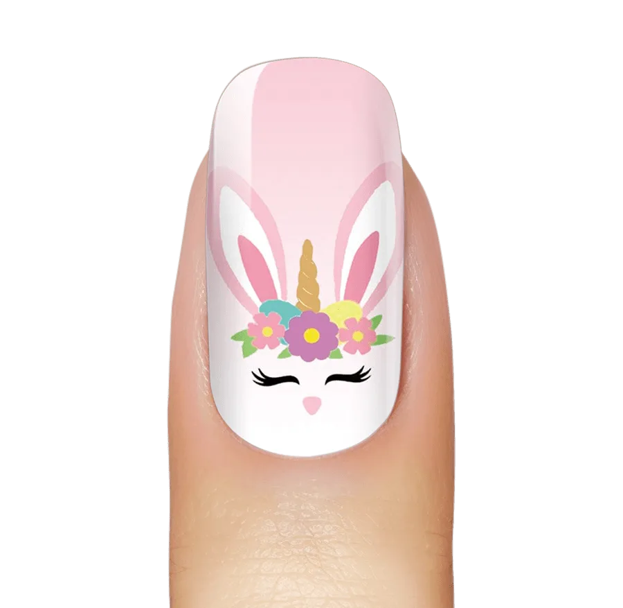 Papel de uñas mágico de Pascua: Tutorial fácil de diseño primaveral