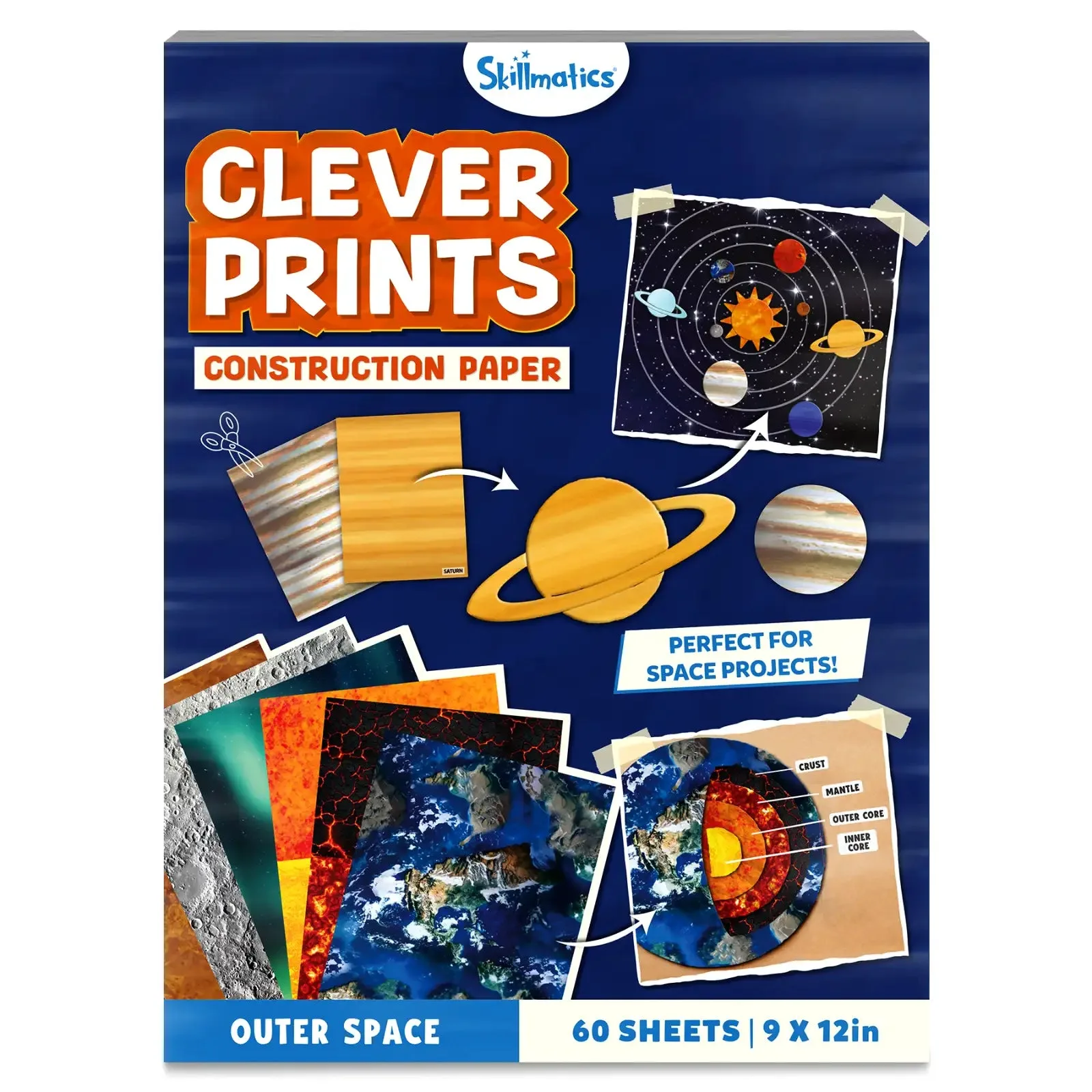 How to Use Clever Prints Outer Space Construction Paper for Crafts