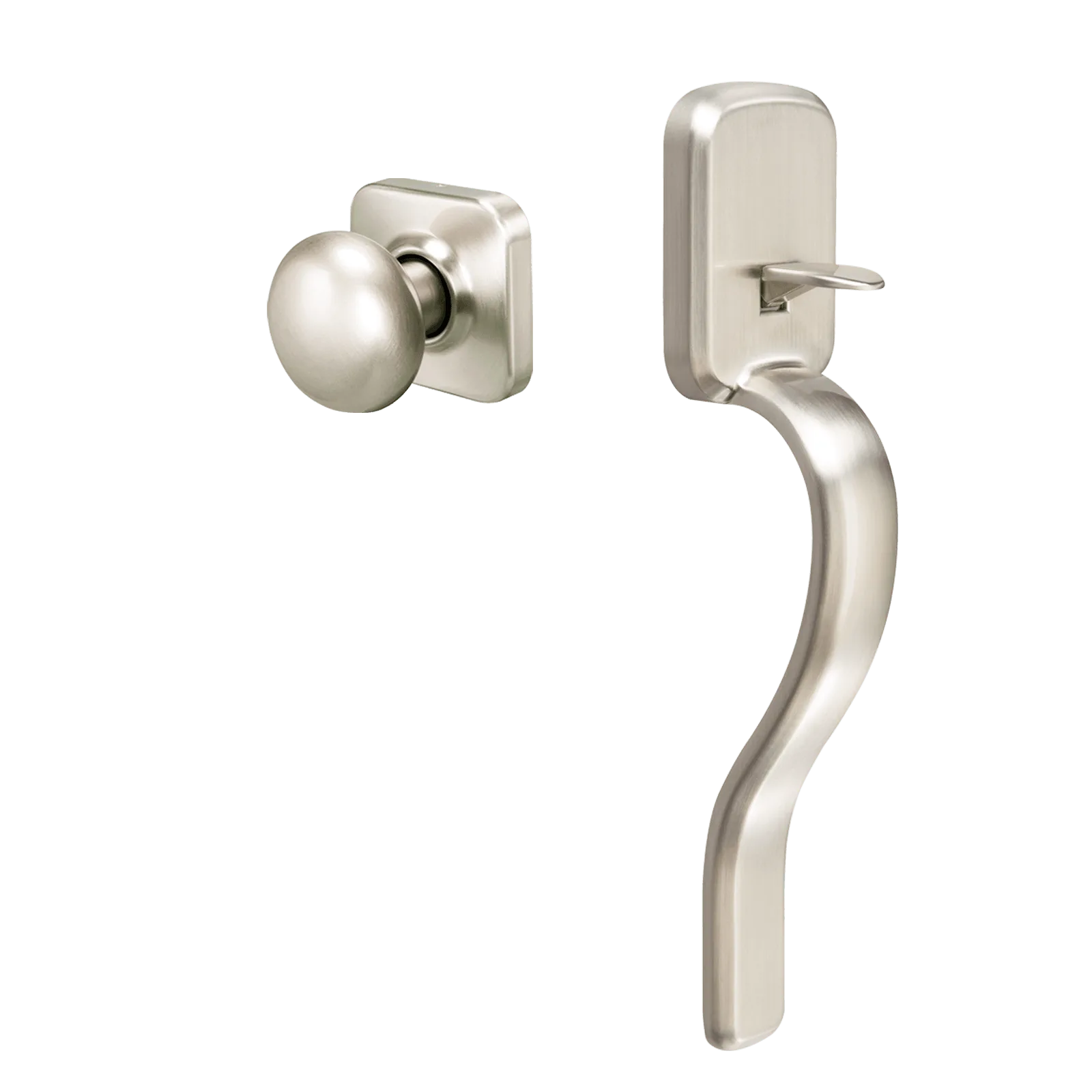 Ridgefield Handleset with Square Round Rosette
