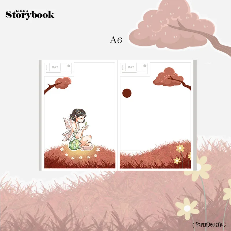 신화 속 동화 Hobonichi A6 데일리 스티커 키트 - a042