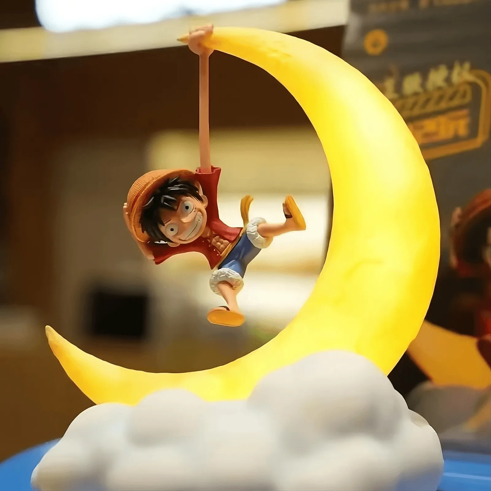 One Piece Luffy Moon Night Light – Anime LED Figure Lamp | One Piece Merchandise