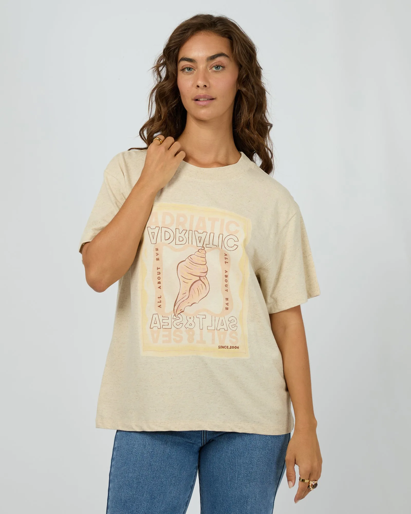 Adriatic Box T-shirt Naturel