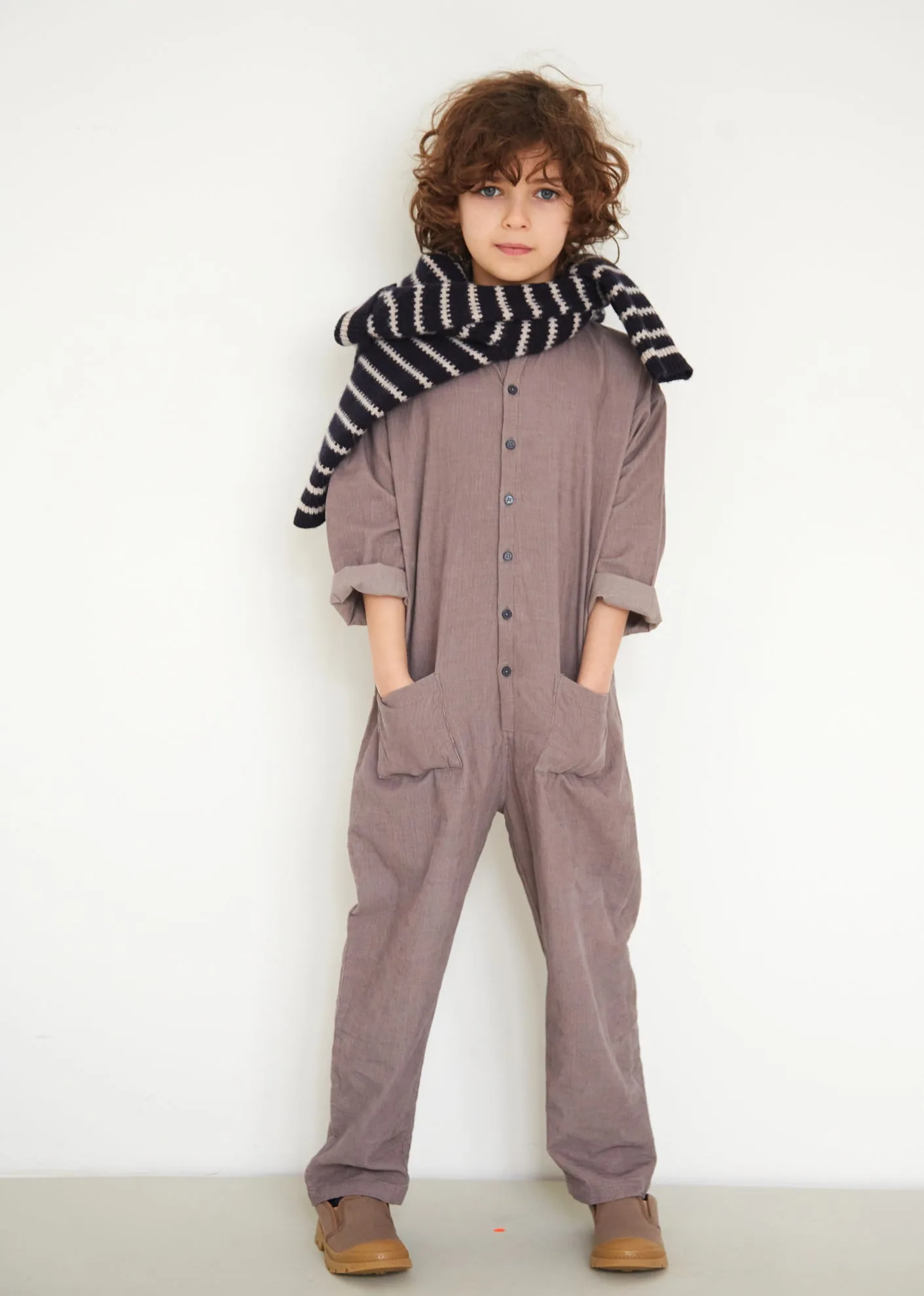 COSMOS JUMPSUIT - DOVE GREY