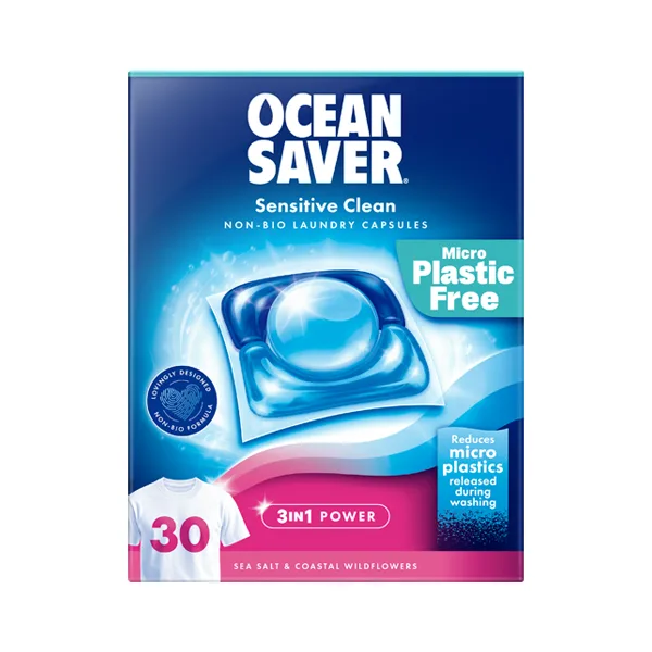 Sensitive Non-Bio Laundry Caps – 30 Pack