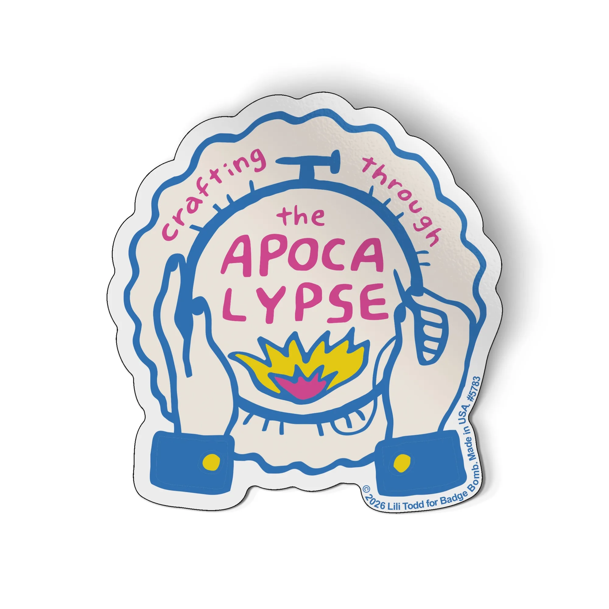 How to Display Crafting Through The Apocalypse Sticker