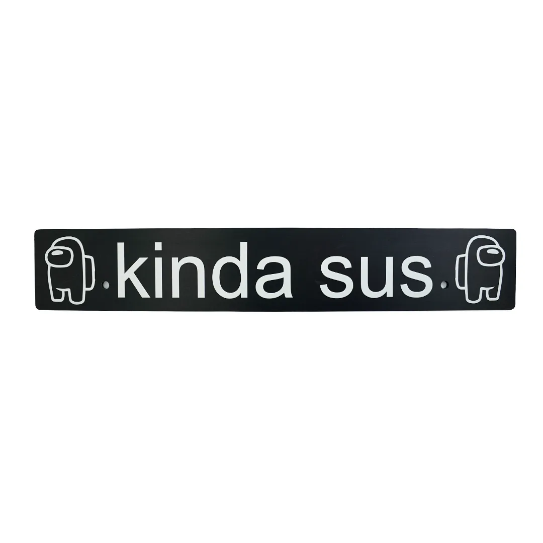 Billetworkz Tappo Portatarga "Kinda Sus"