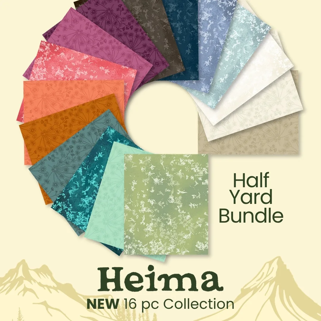 Heima New Colors/Patterns Half Yard Bundle- Preorder