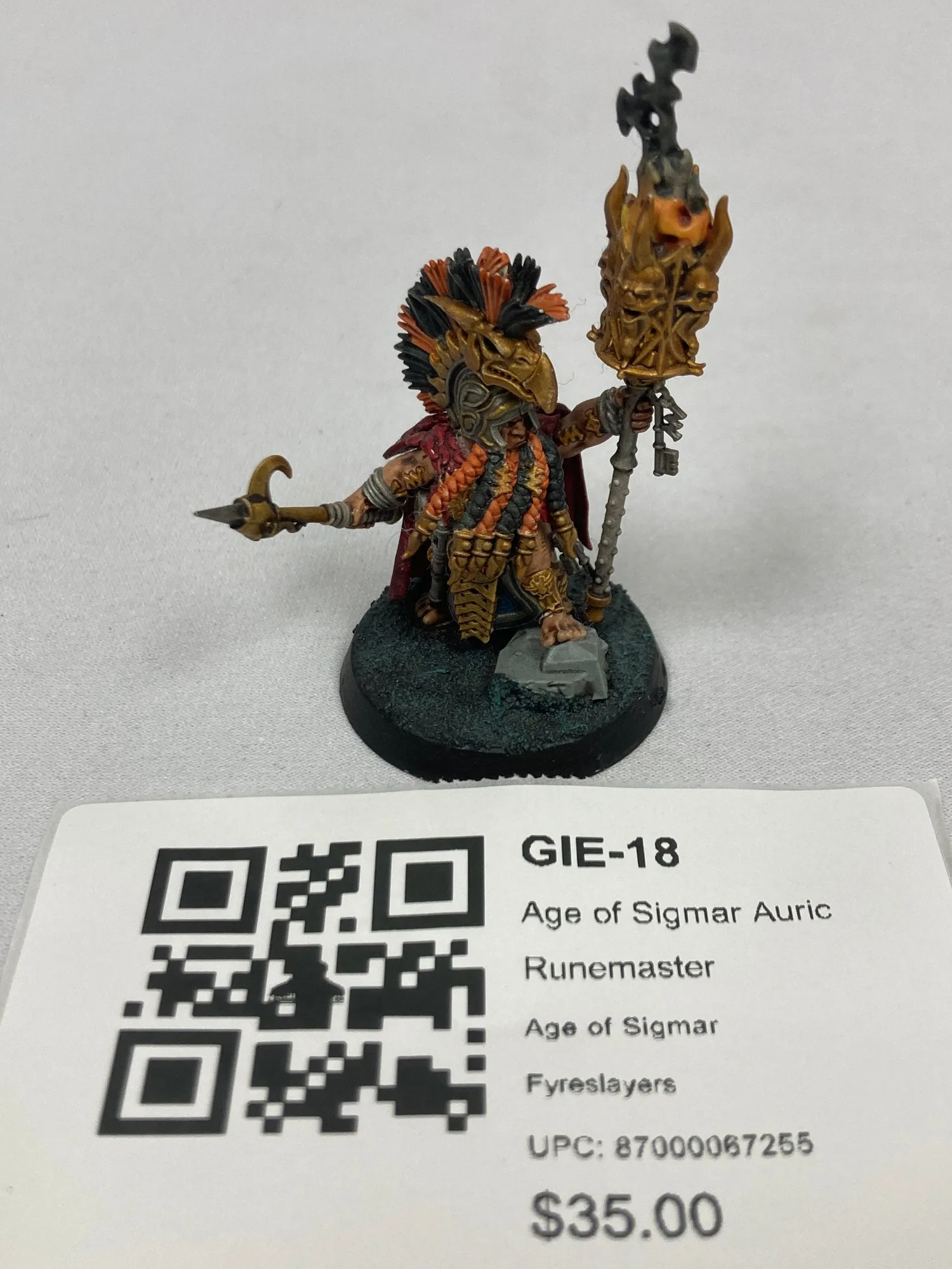Age of Sigmar Auric Runemaster GIE-18