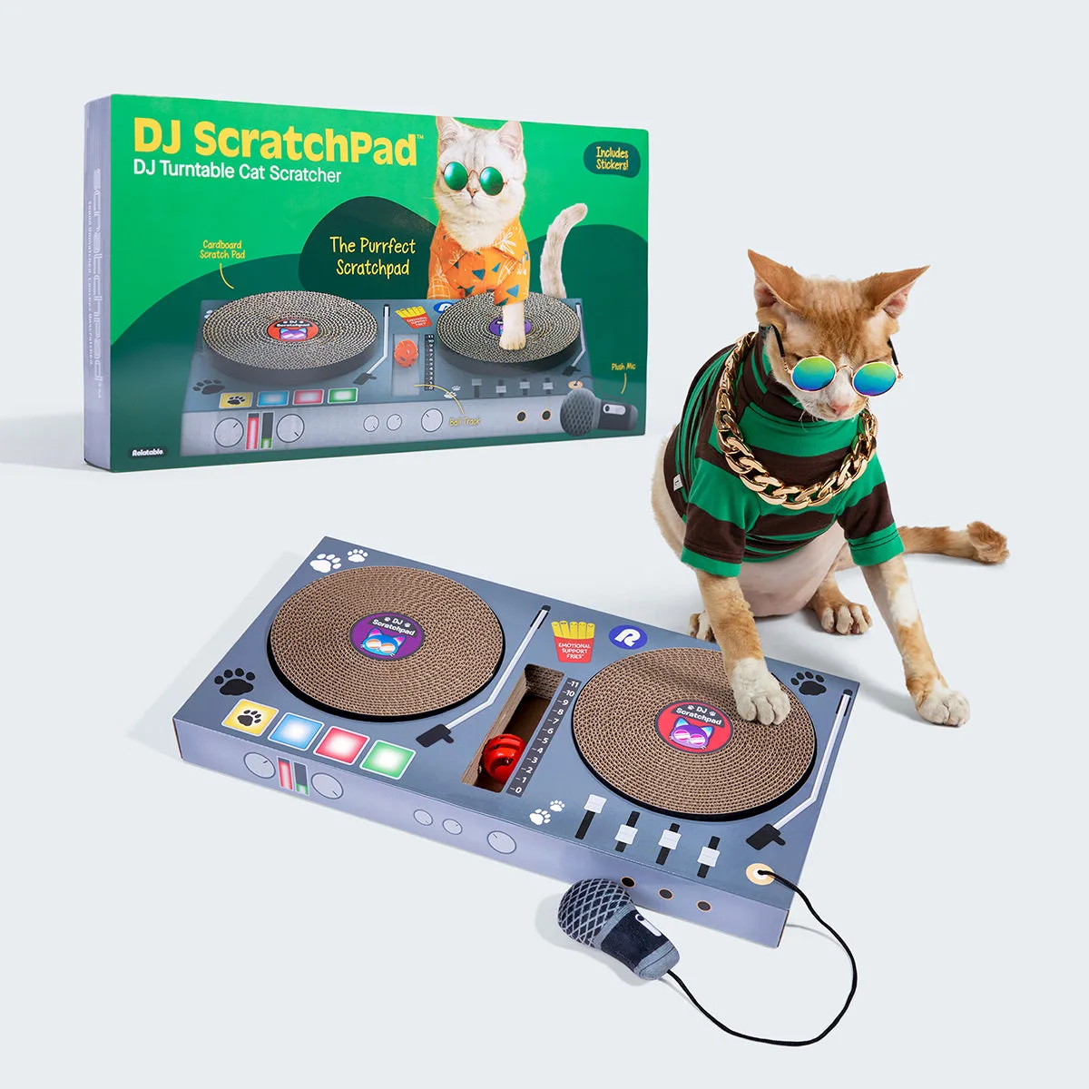 لماذا تخدش قطتي الأثاث؟ حل DJ Scratchpad