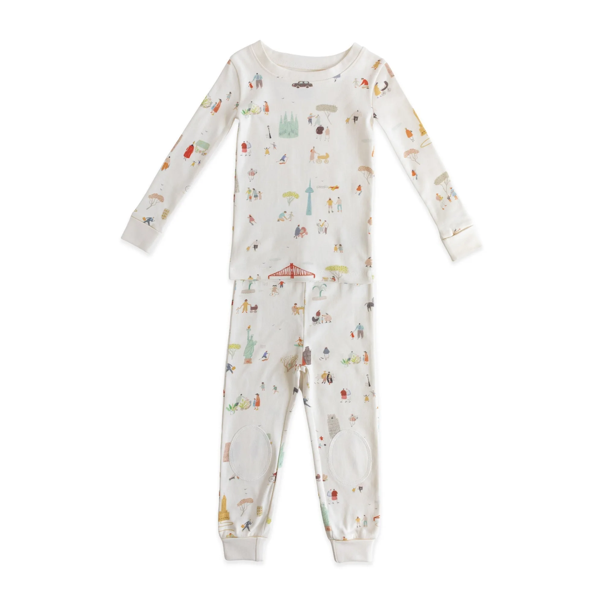 Ribbed Toddler Pajama - Explore the World