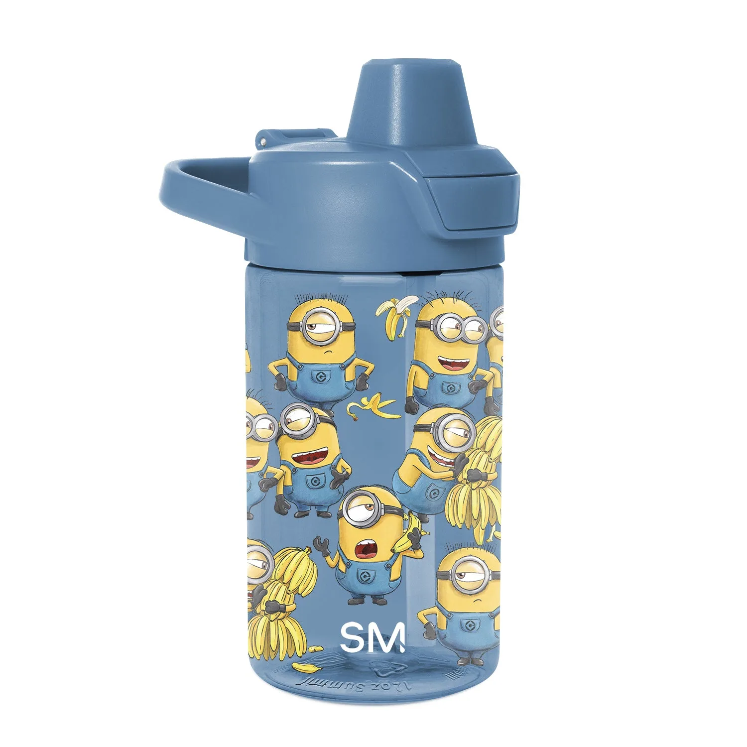 Summit Kids Plastic Water Bottle with Simple Flip Straw Lid