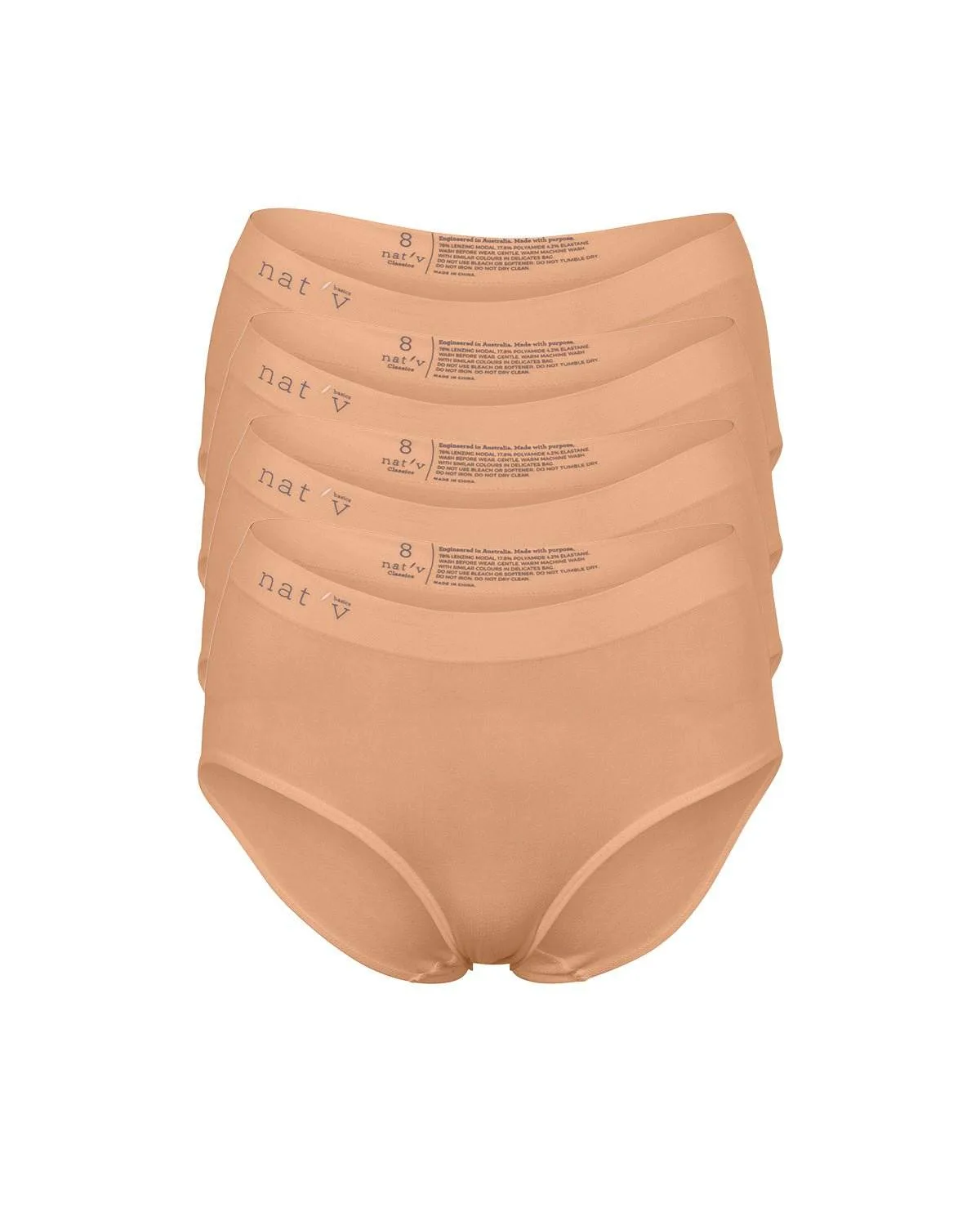 Classic Modal Full Brief Underwear 4 Pack