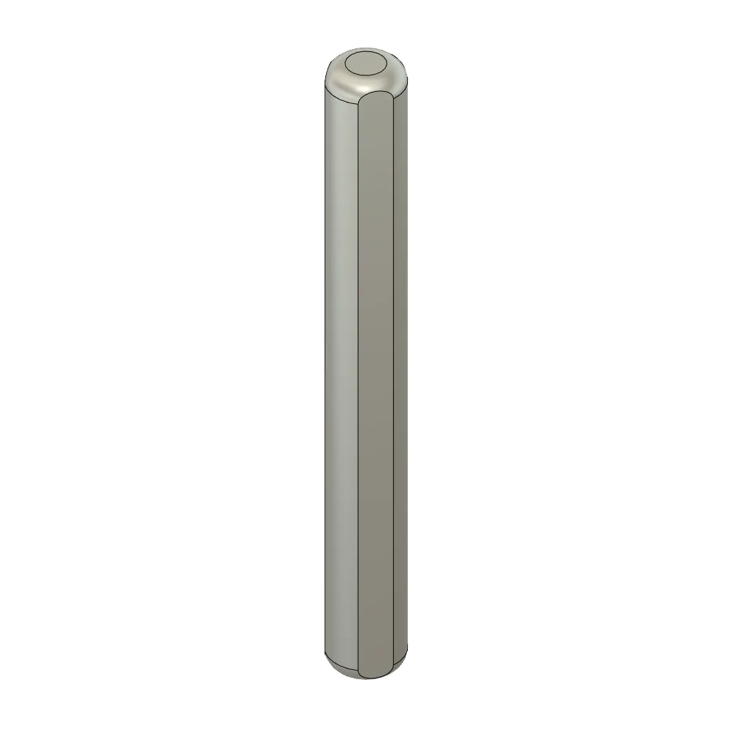 Axle profile 4x35 mm, galvanized