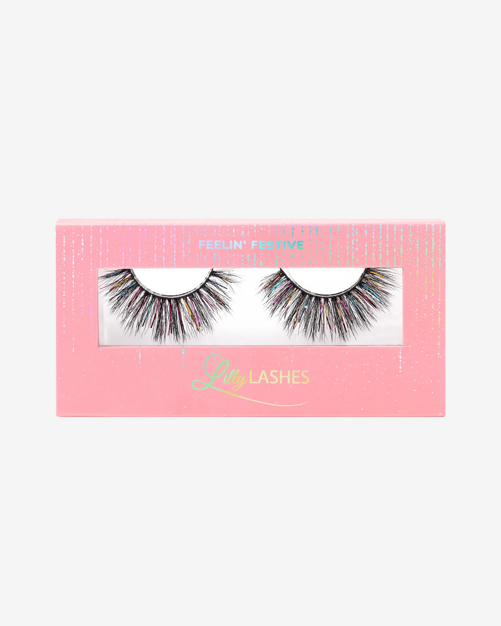Feelin' Festive Tinsel Lash: Sparkly Holiday Look