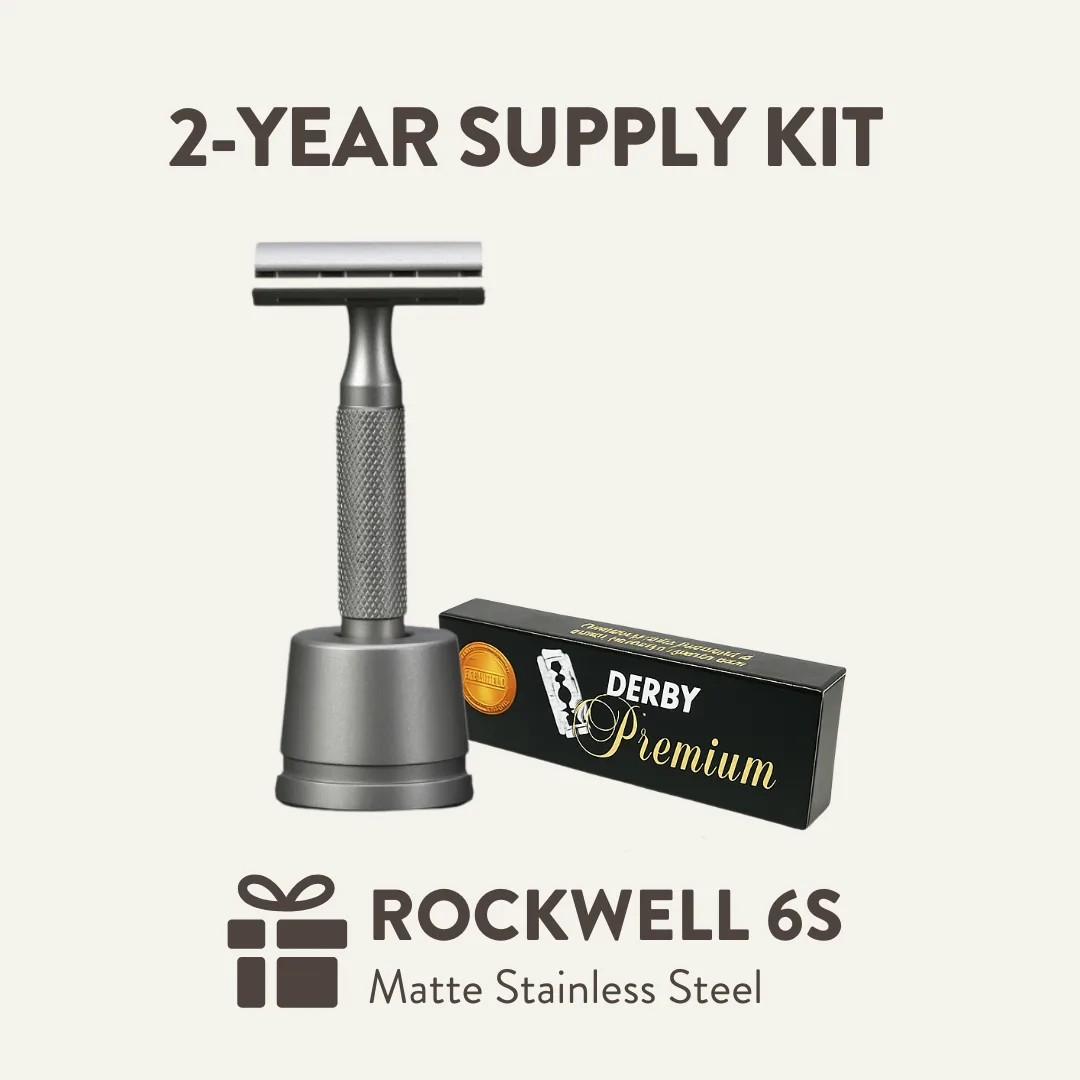 Zestaw Rockwell 6S na 2 lata vs. zestaw do golenia all-in-one