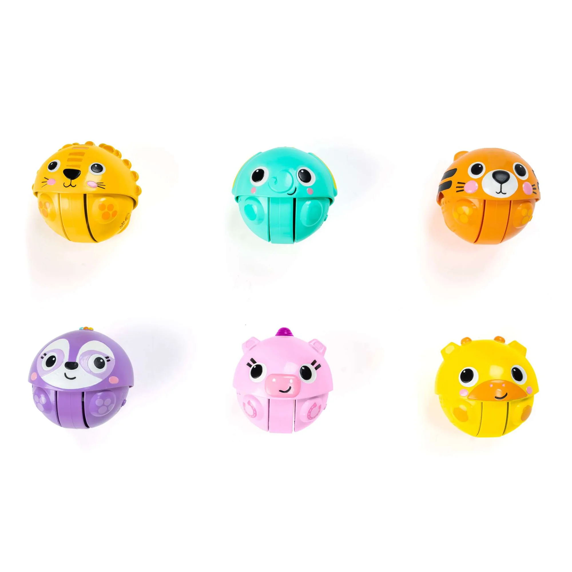 Paket 6 Roll & Chase Pals: Mainan Edukatif Seru untuk 6-12 Bulan