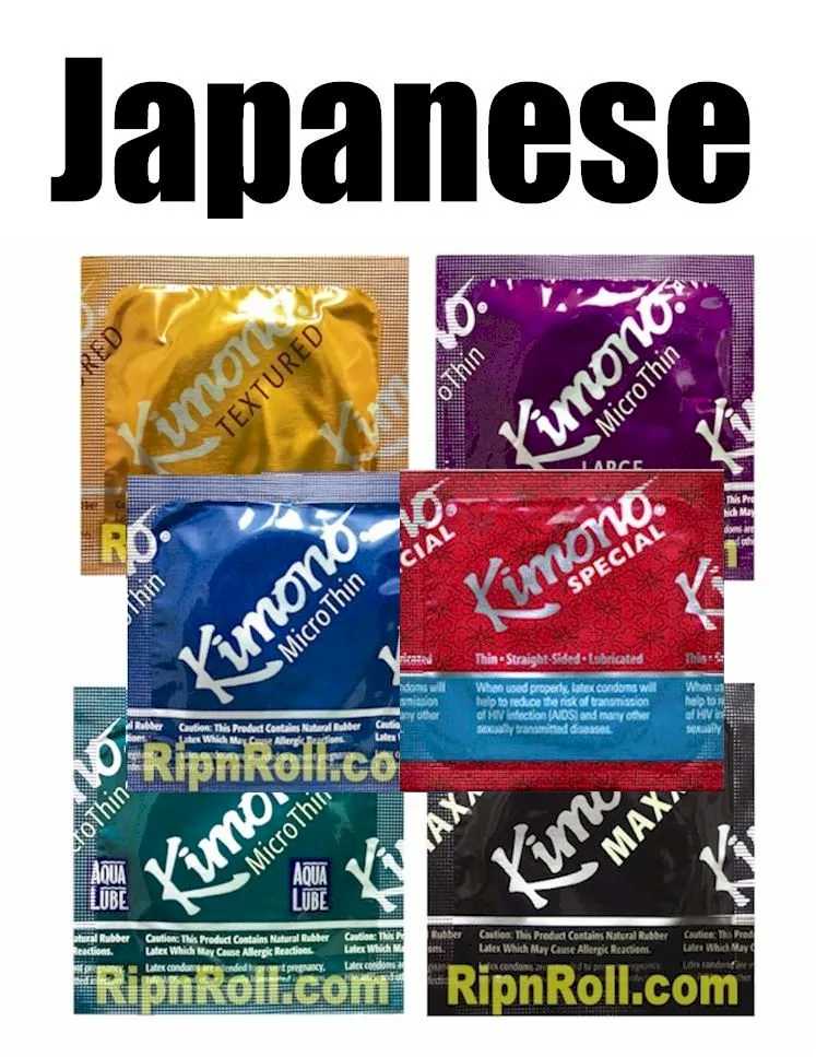 Kimono 品牌保險套綜合試用包 - RipnRoll.com